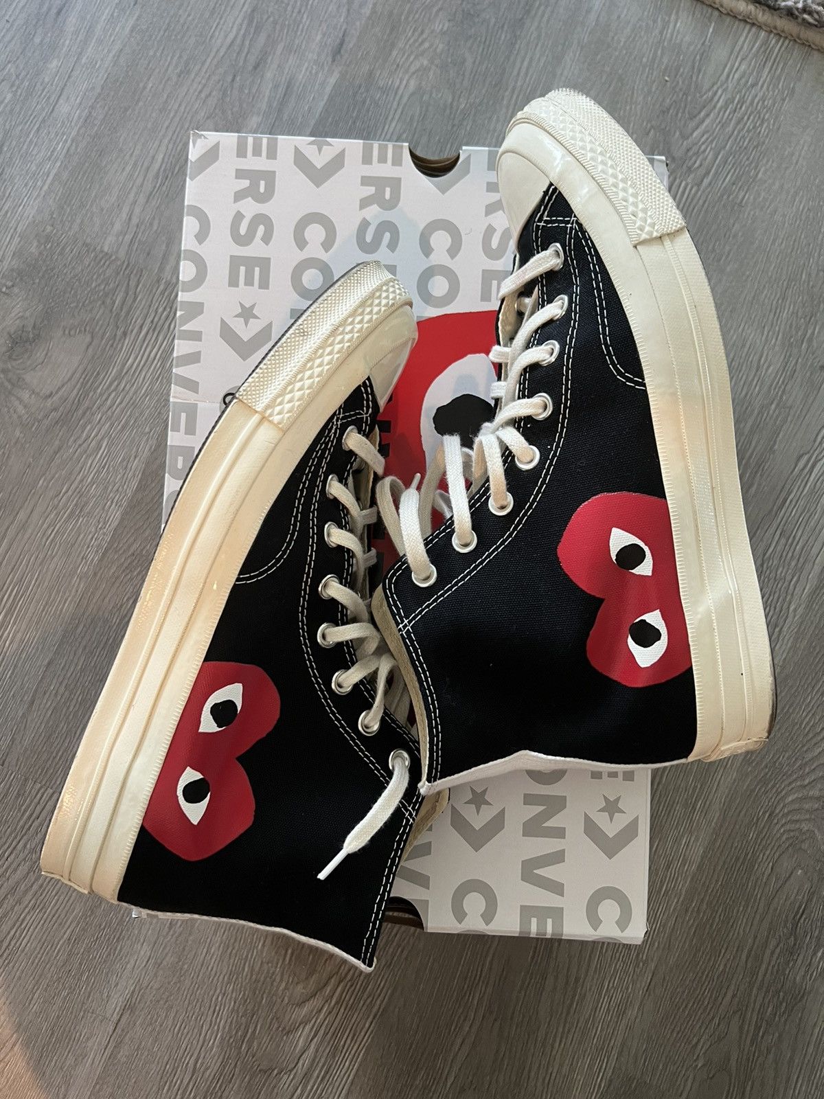 Converse CDG X Converse Red Heart | Grailed