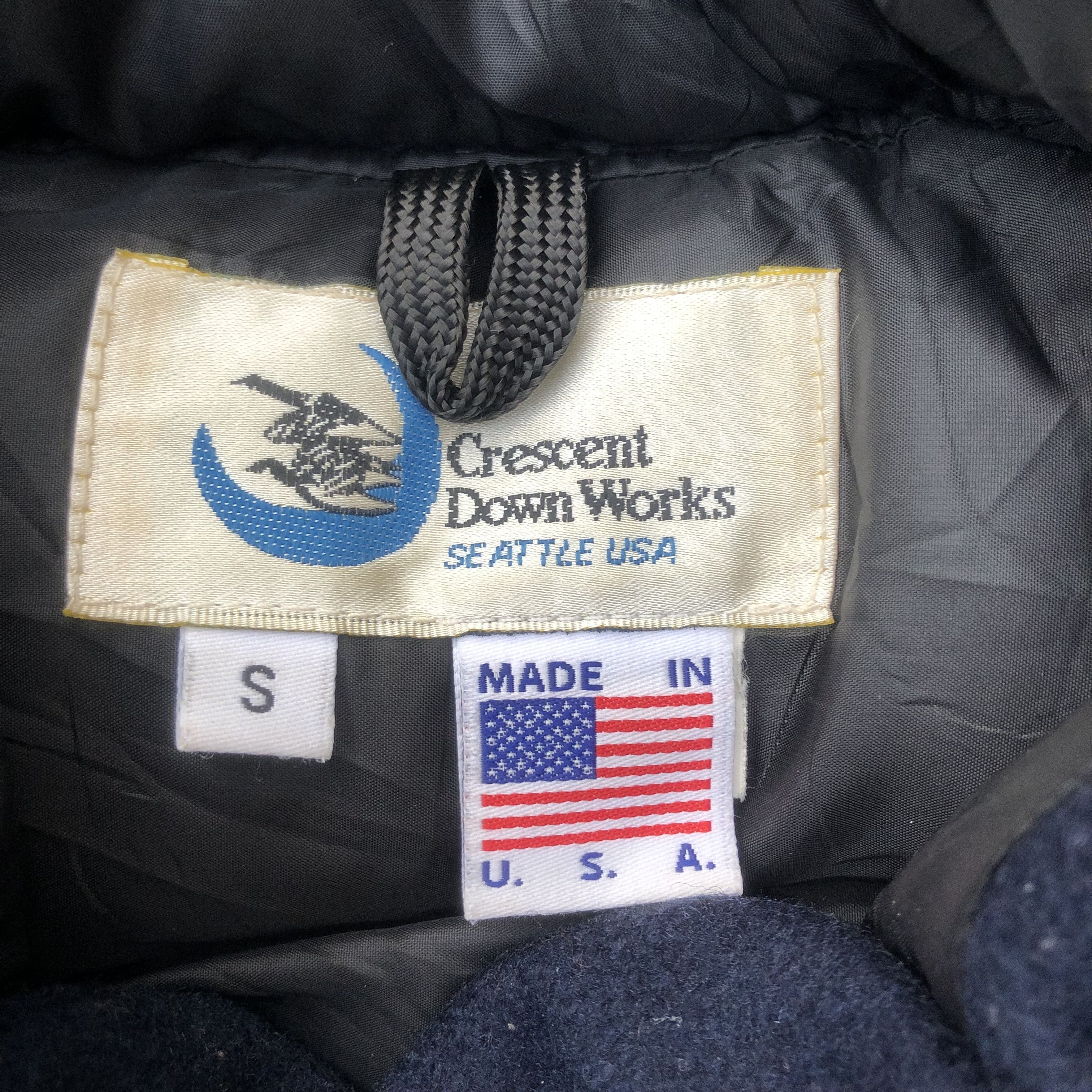 Crescent Down Works CRESCENT DOWN WORKS Wool Puffer Down Padded Vest Jacket Size US S / EU 44-46 / 1 - 3 Thumbnail