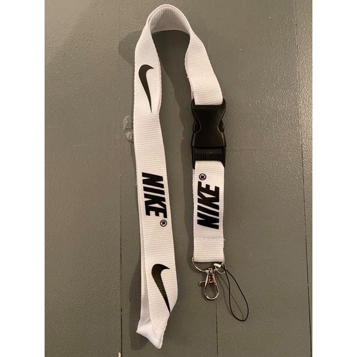 Nike Sold · Nike White-Black Detachable Lanyard Keychain | Grailed