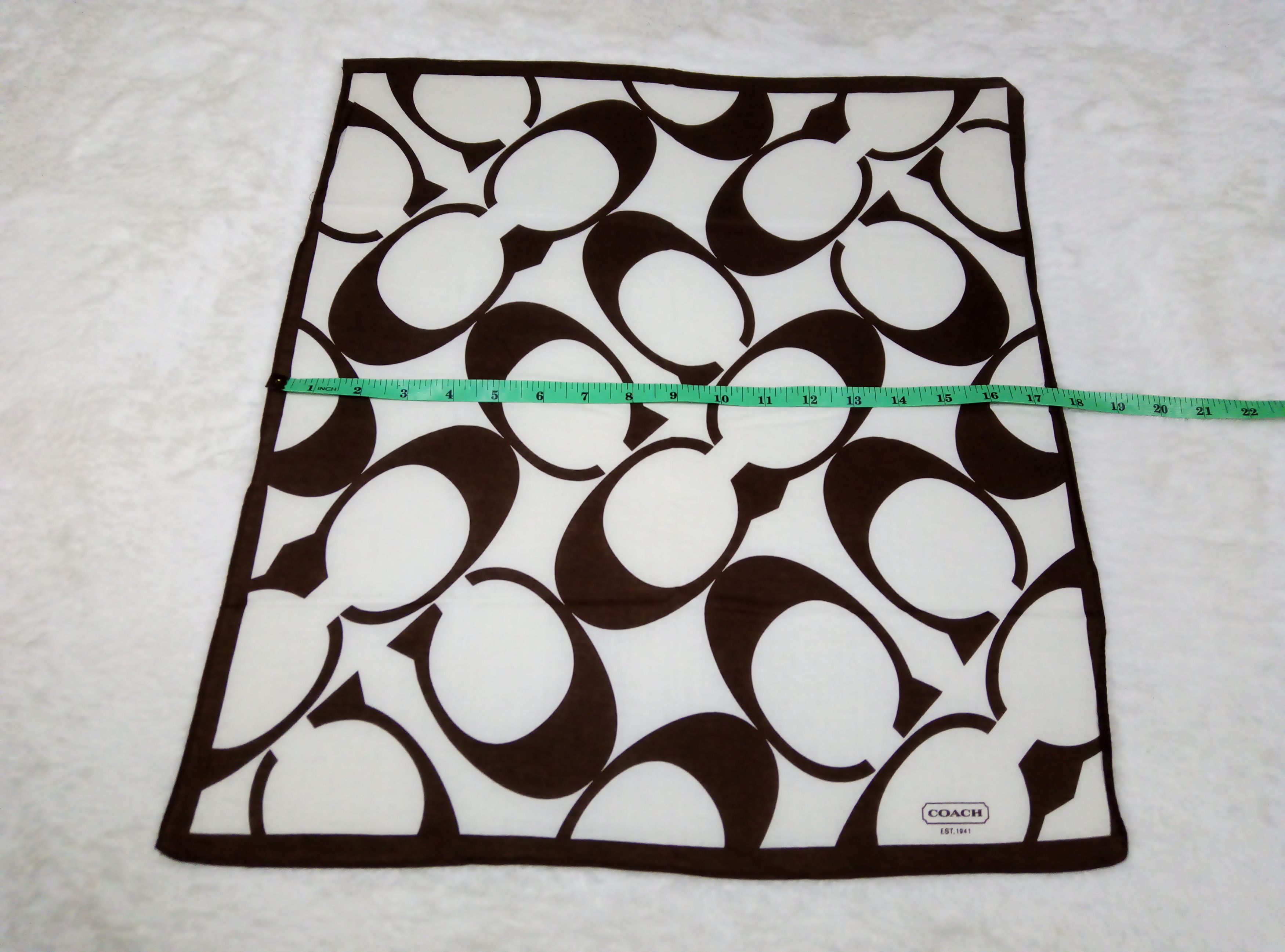 Coach Coach Big logo print handkerchief bandana neckerchief Size ONE SIZE - 2 Thumbnail
