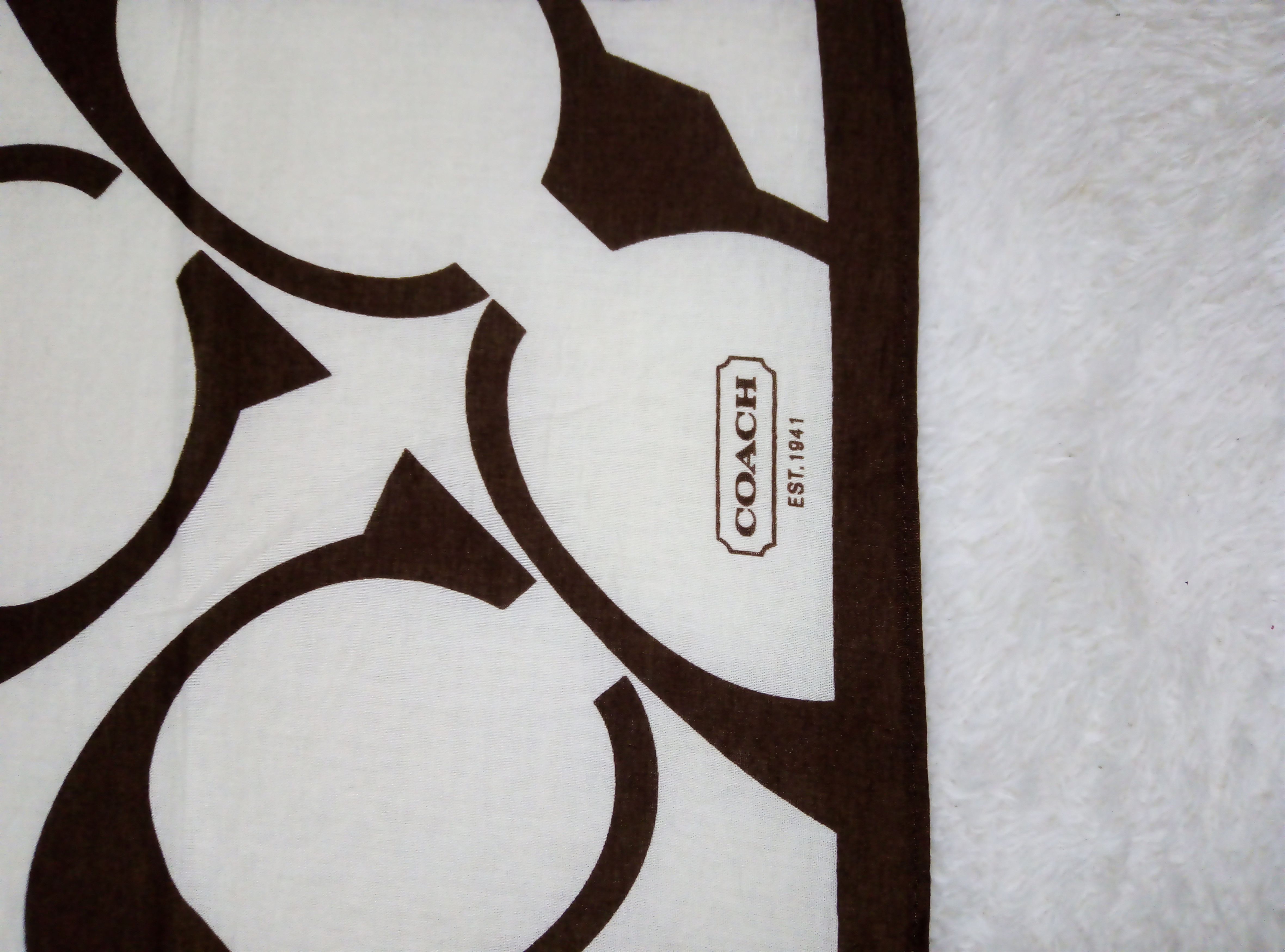 Coach Coach Big logo print handkerchief bandana neckerchief Size ONE SIZE - 4 Thumbnail