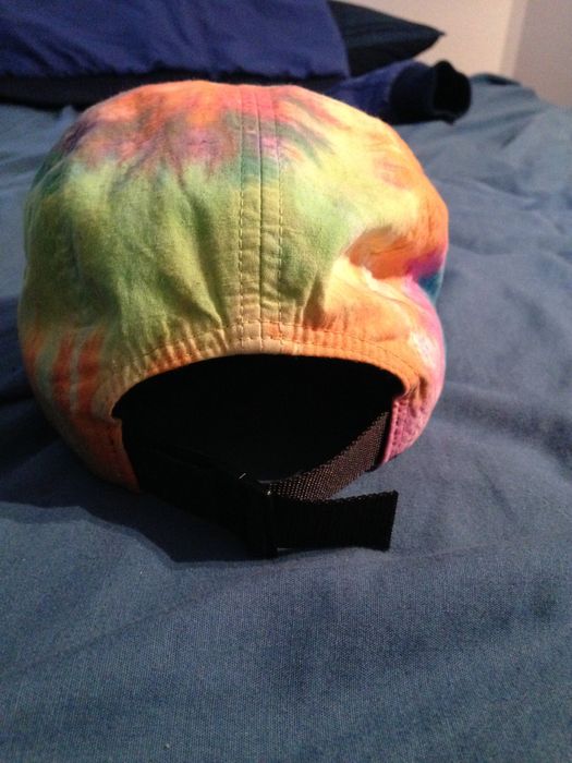 supreme tie dye camp cap