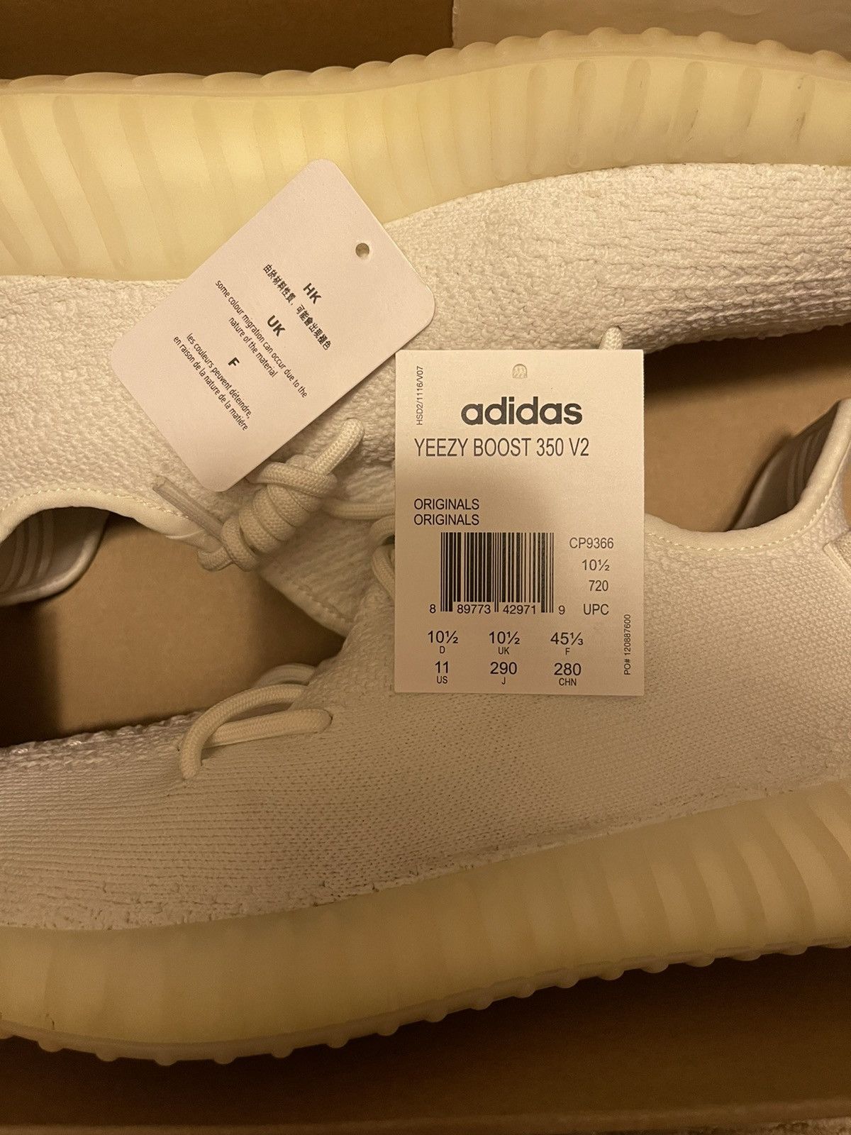 Adidas 350 white size 8 clearance