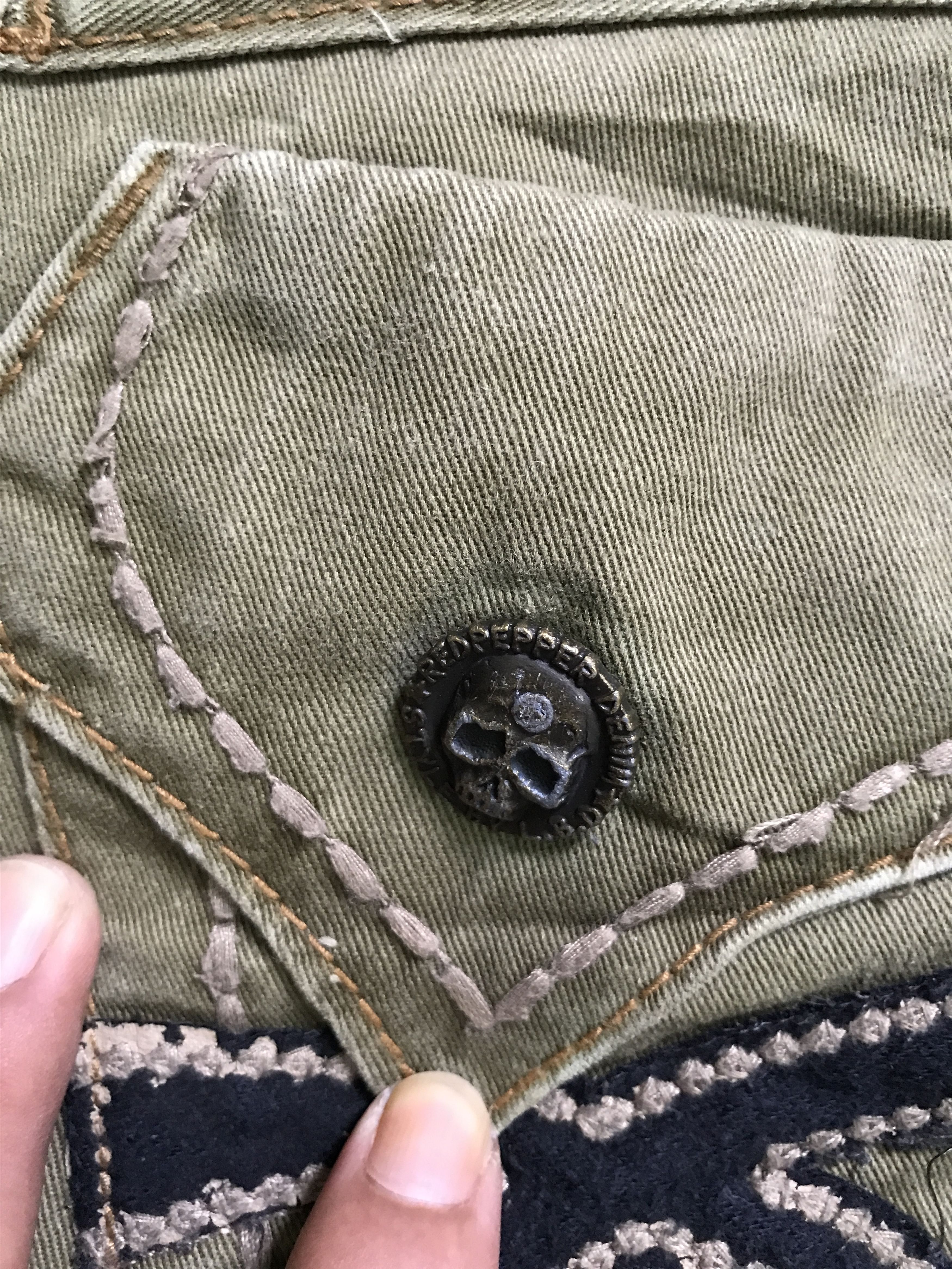 Japanese Brand × Seditionaries P39 RED PEPPER Japan Low Rise Skull Spike Pant Size US 30 / EU 46 - 14 Thumbnail