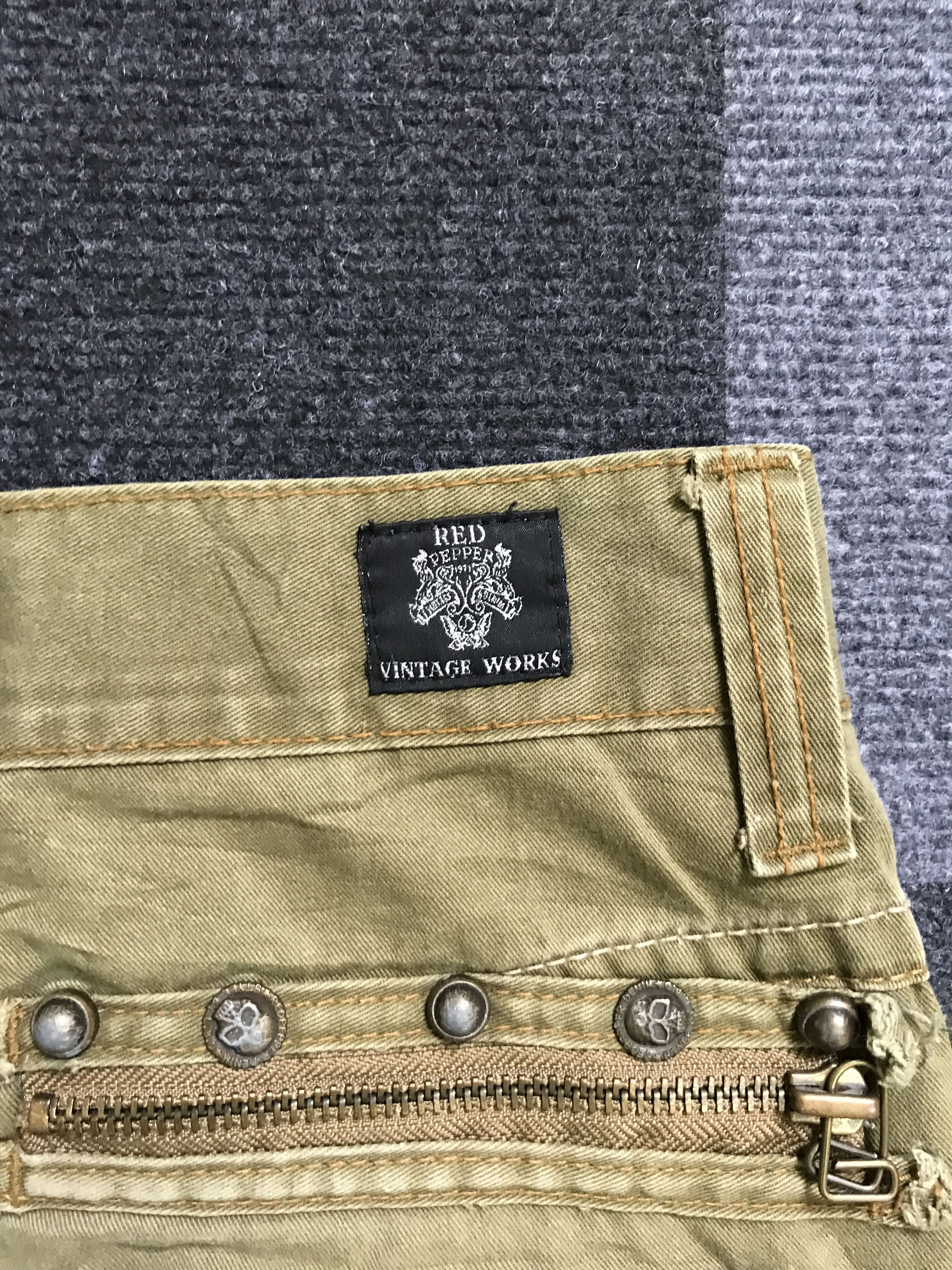 Japanese Brand × Seditionaries P39 RED PEPPER Japan Low Rise Skull Spike Pant Size US 30 / EU 46 - 13 Thumbnail