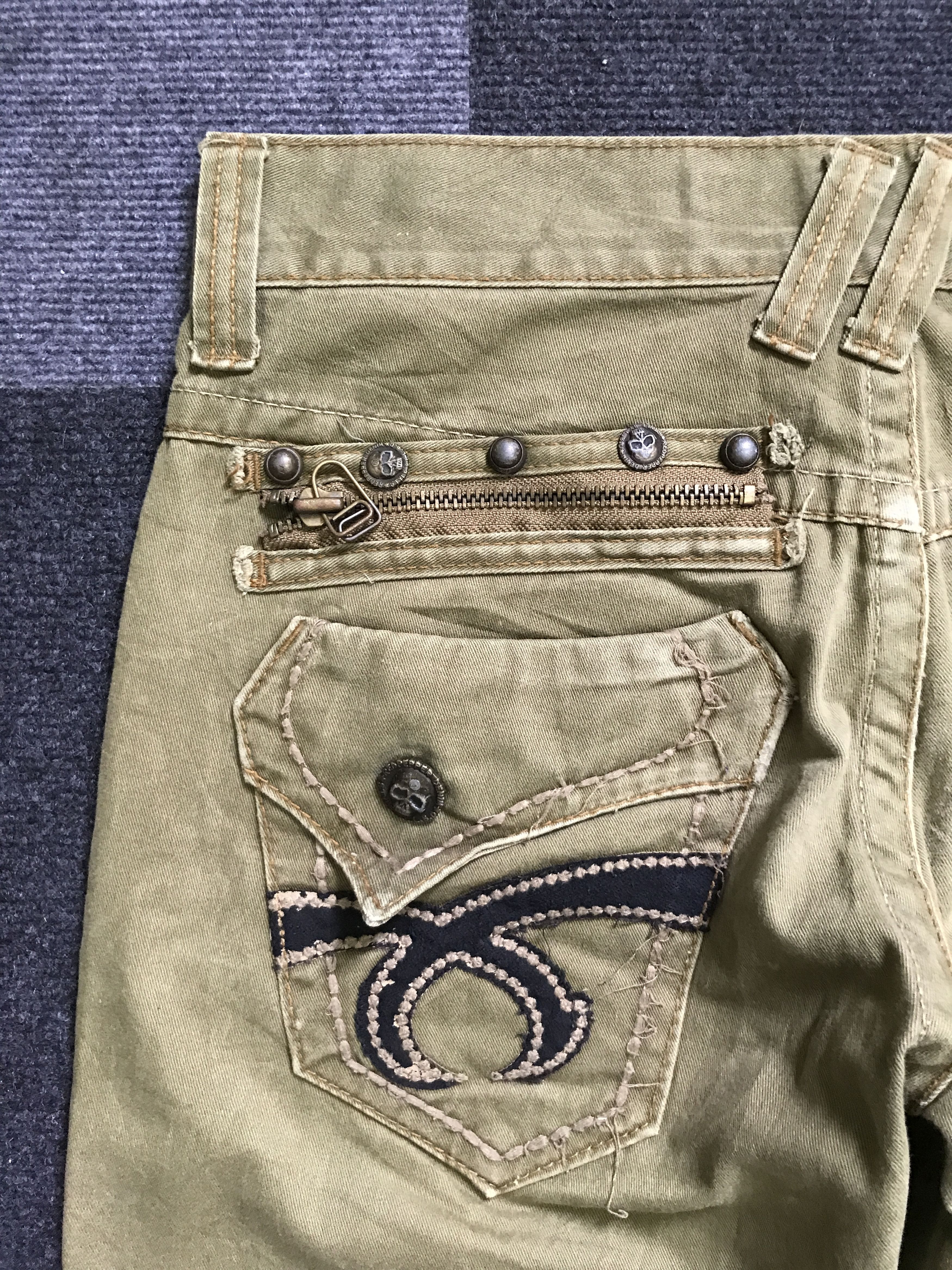 Japanese Brand × Seditionaries P39 RED PEPPER Japan Low Rise Skull Spike Pant Size US 30 / EU 46 - 15 Thumbnail
