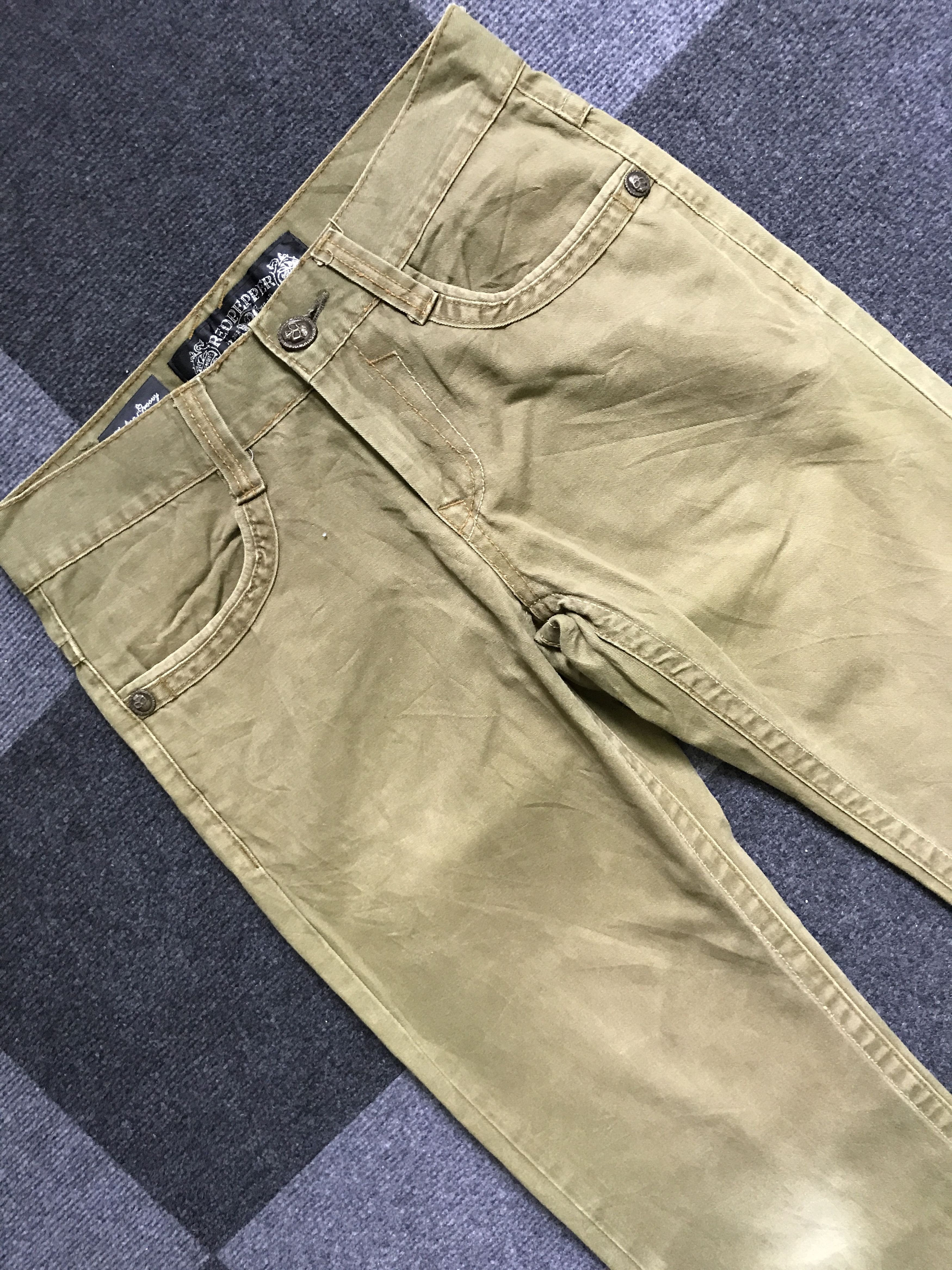 Japanese Brand × Seditionaries P39 RED PEPPER Japan Low Rise Skull Spike Pant Size US 30 / EU 46 - 4 Thumbnail
