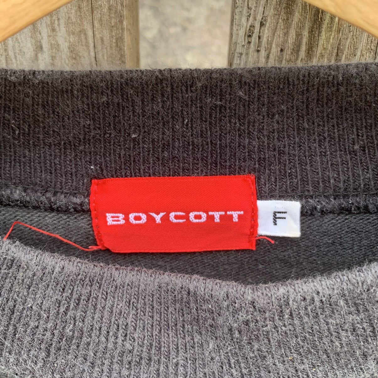 Boycott × Japanese Brand Vintage BOYCOTT JAPAN Crewneck Sweater Faded Crop Pullover Size US S / EU 44-46 / 1 - 6 Thumbnail