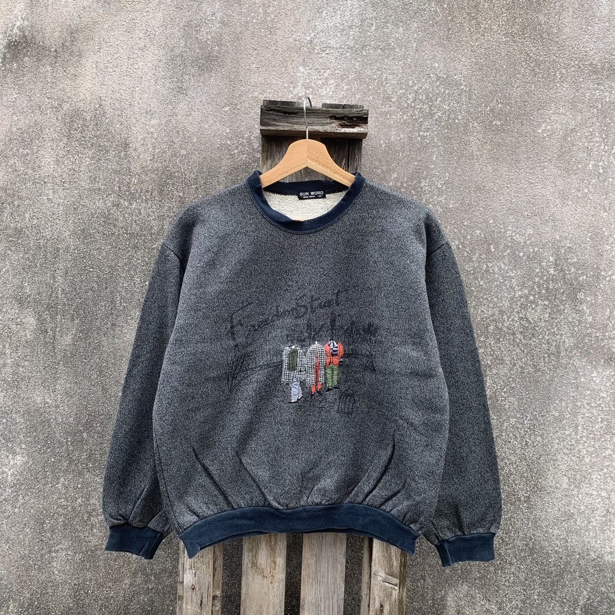 Japanese Brand Japanese Vintage Crewneck Freedom Street Sweater Pullover Size US M / EU 48-50 / 2 - 1 Thumbnail