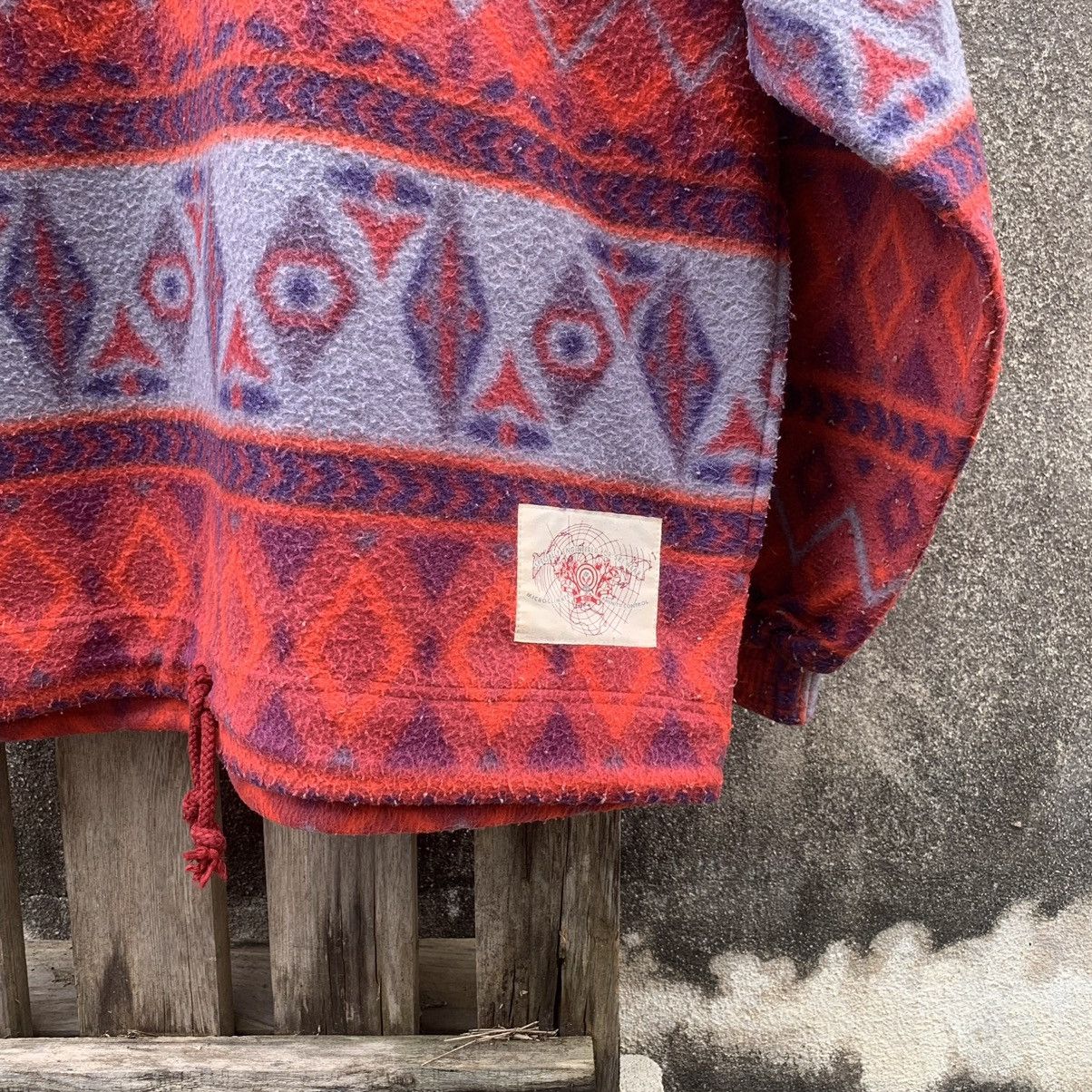Art Comes First × Descente × Japanese Brand Vintage Descente Quarter Zips Baggy Tribal Design Sweater Size US XL / EU 56 / 4 - 3 Thumbnail