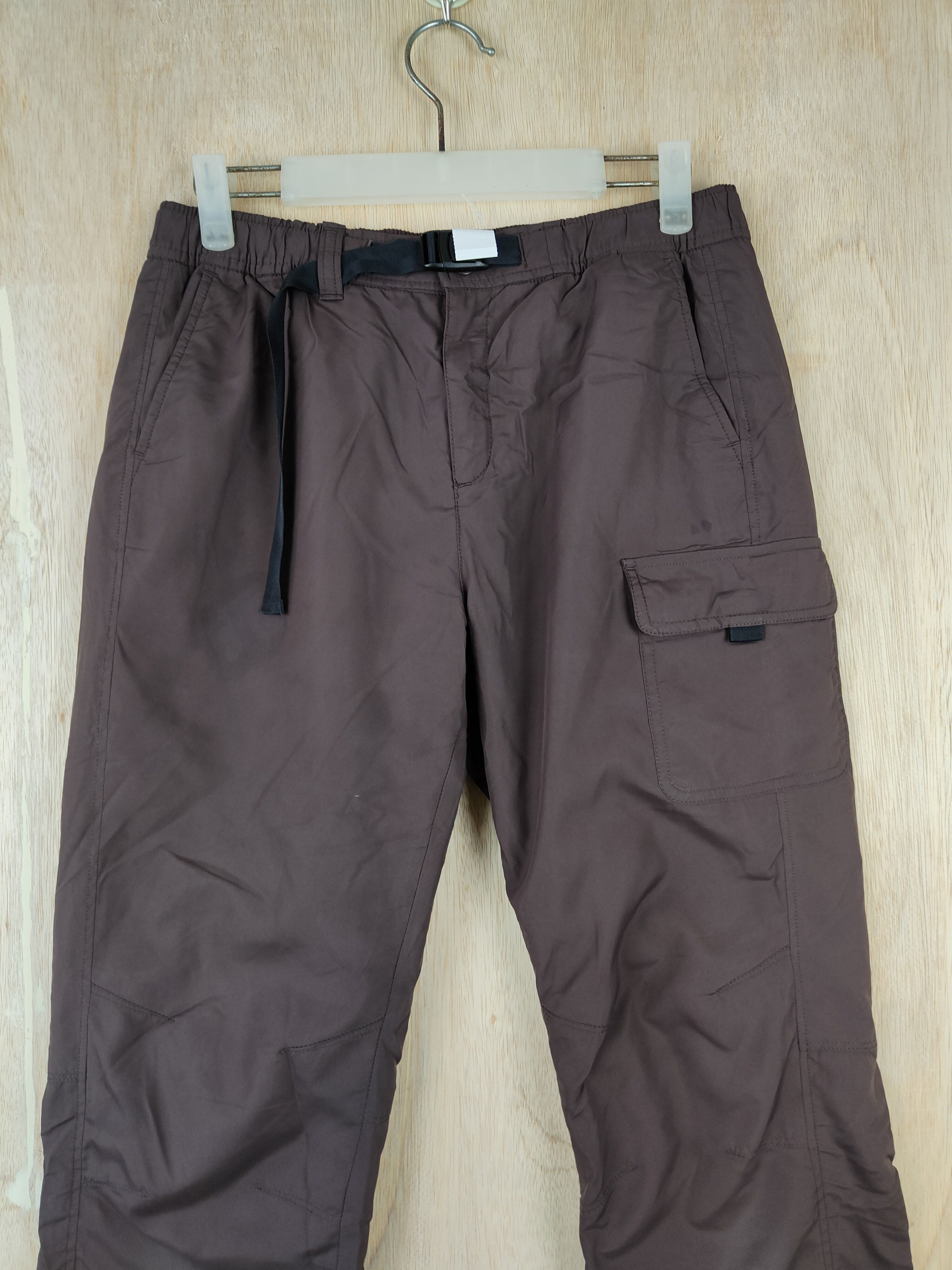 Japanese Brand Uniqlo Dark Purple hiking sportwear Pants #4404 Size US 27 - 2 Thumbnail
