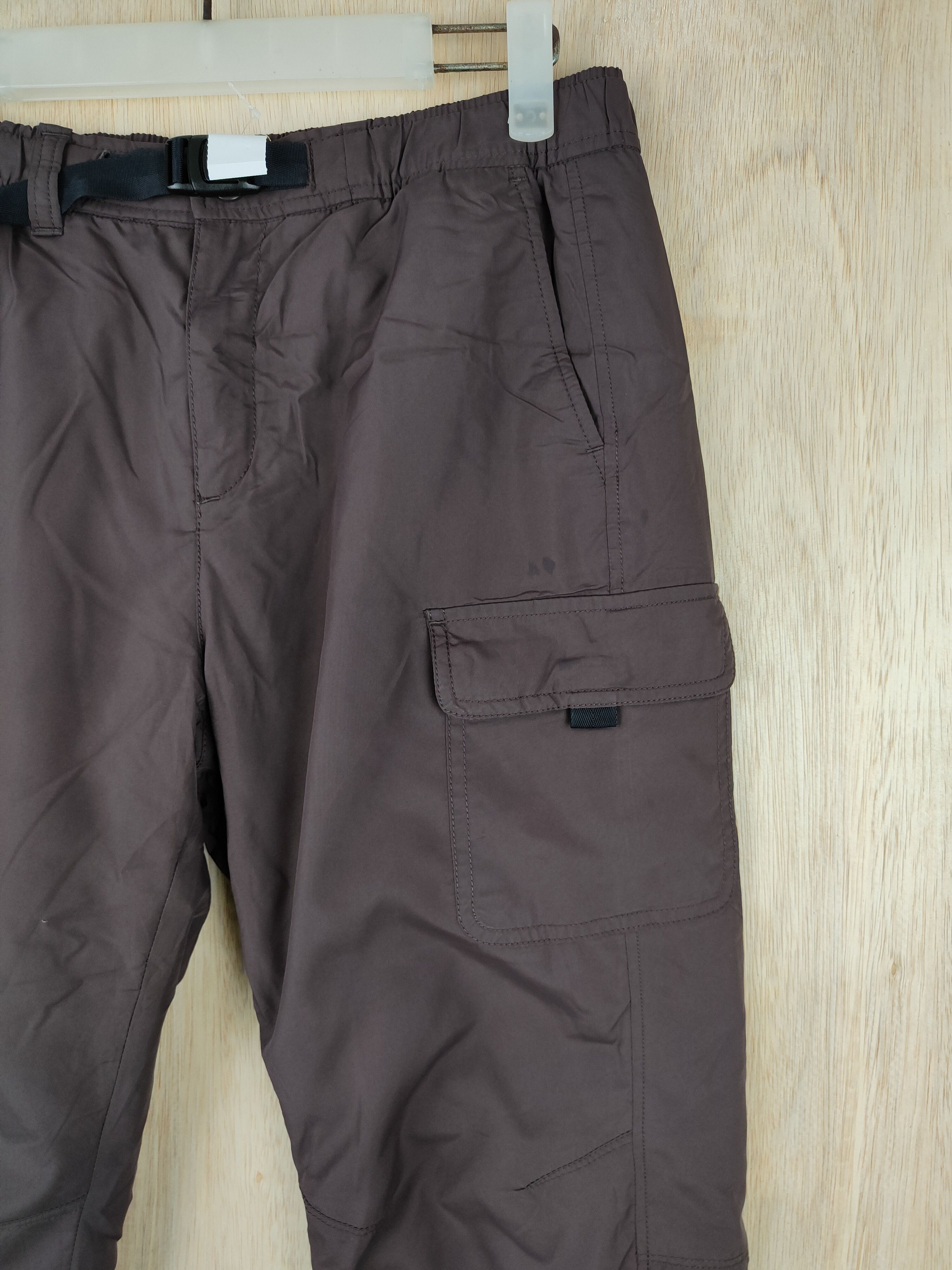 Japanese Brand Uniqlo Dark Purple hiking sportwear Pants #4404 Size US 27 - 4 Thumbnail