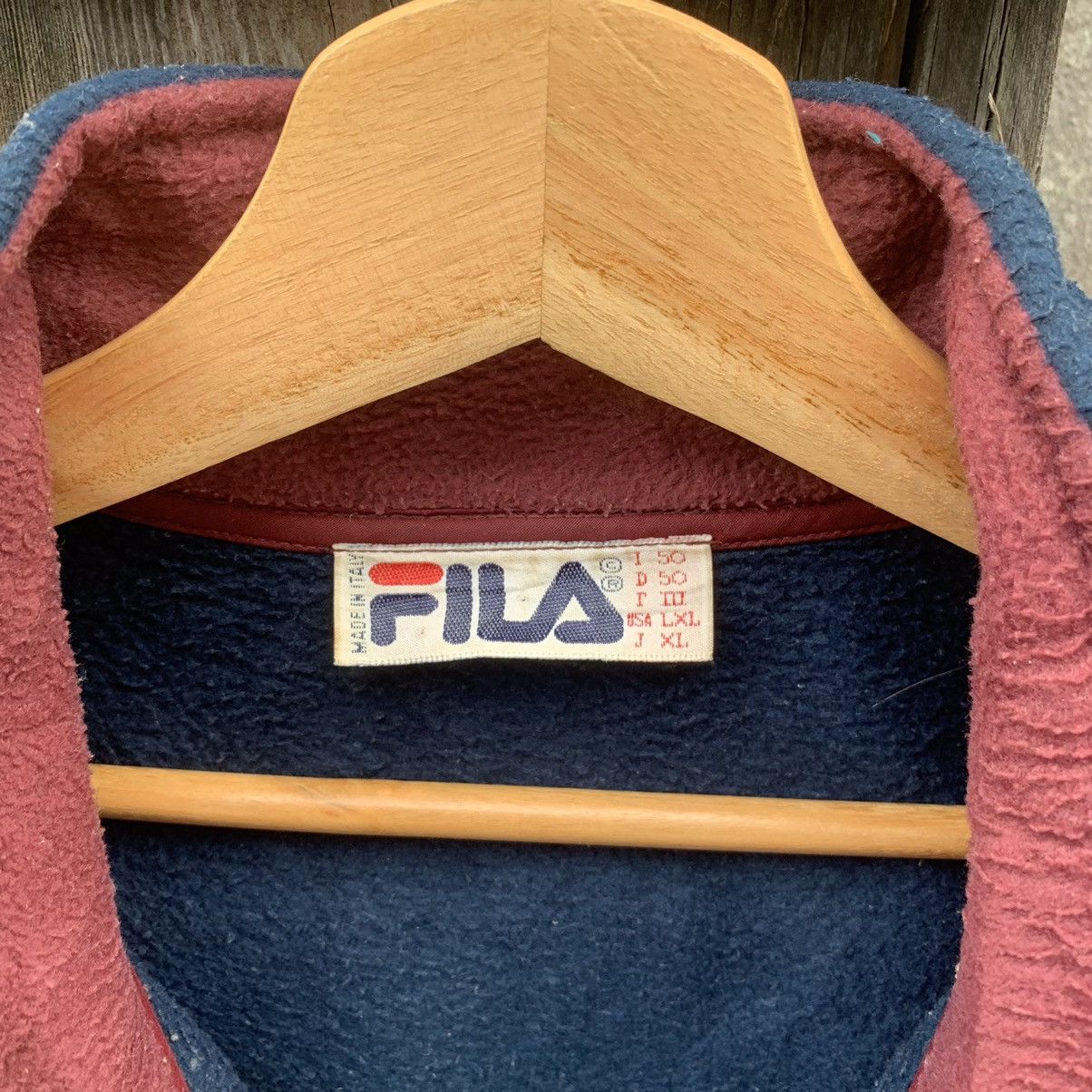 Fila × Vintage Vintage Fila IceTech HalfZip SpellOut Baggy Sweater Pullover Size US XL / EU 56 / 4 - 8 Thumbnail