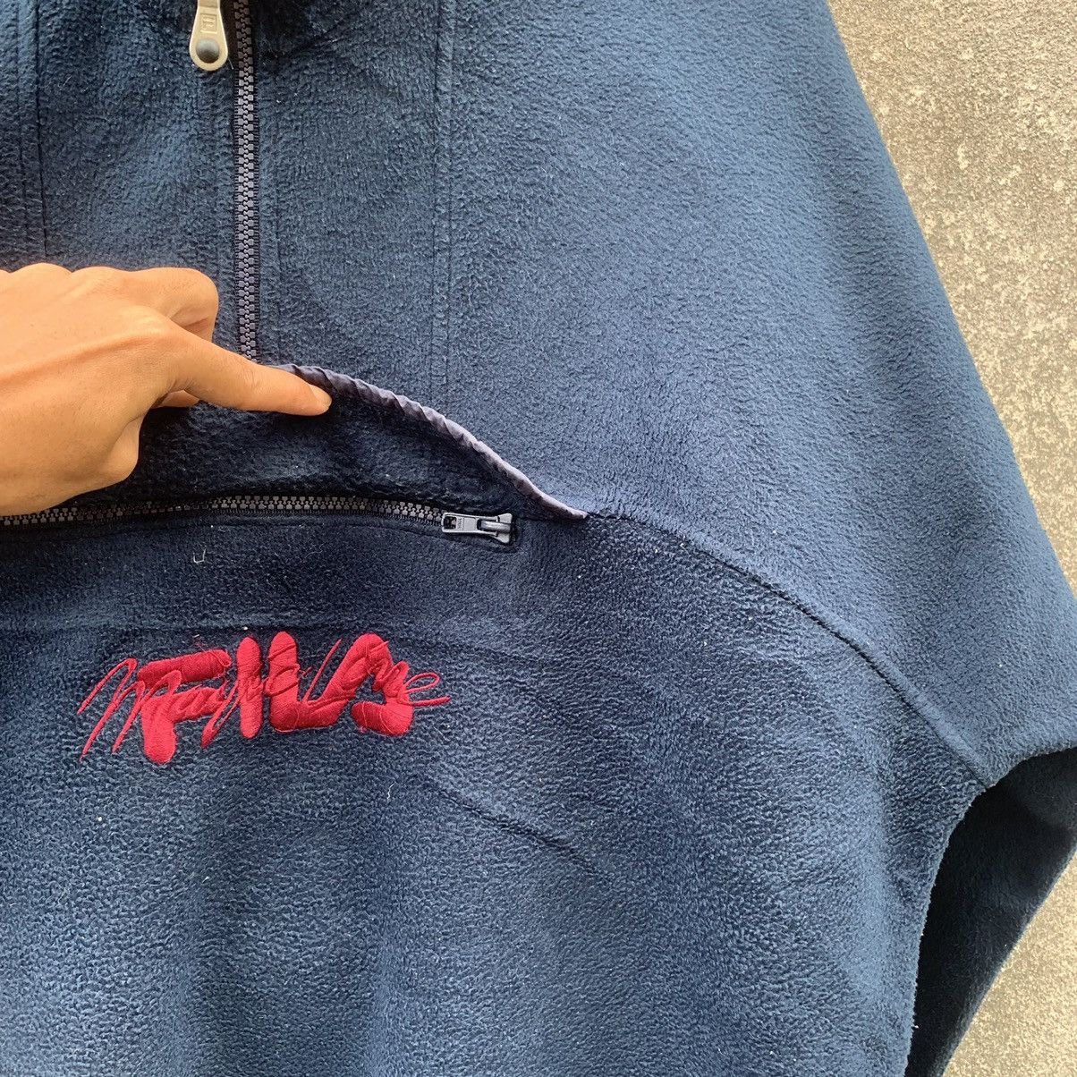 Fila × Vintage Vintage Fila IceTech HalfZip SpellOut Baggy Sweater Pullover Size US XL / EU 56 / 4 - 5 Thumbnail