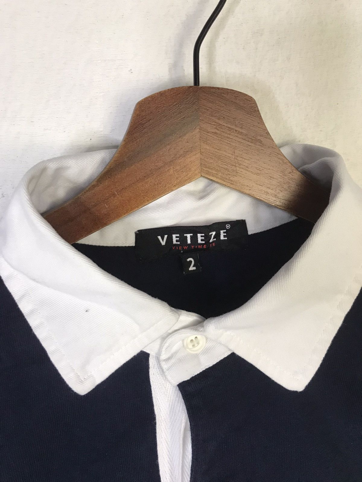 Japanese Brand Veteze View Time Ze Polo Rugby Shirt Size US L / EU 52-54 / 3 - 5 Thumbnail