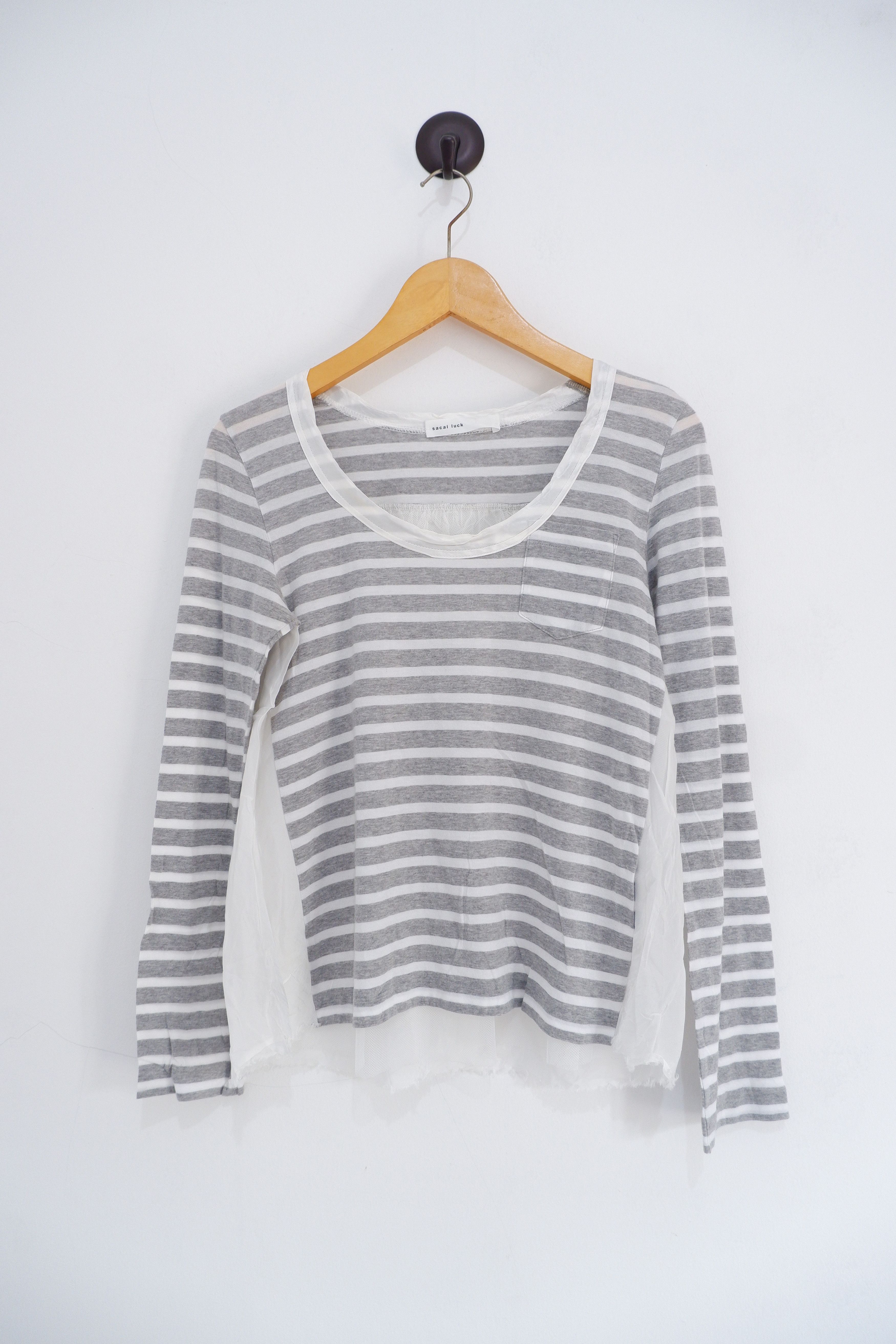 Sacai AW/2013 Sacai Luck Reconstructed Long Sleeve Size S / US 4 / IT 40 - 1 Thumbnail