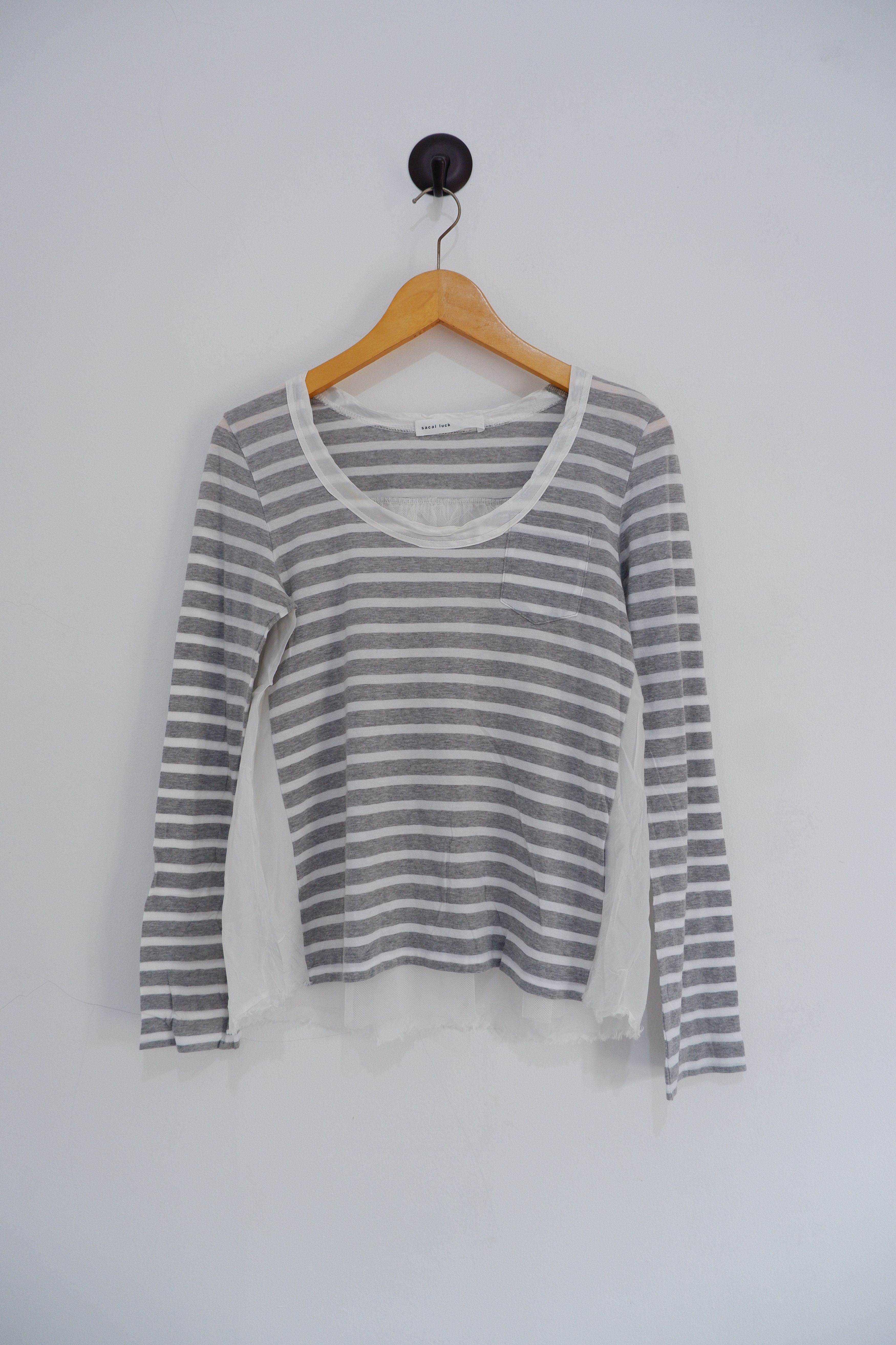 Sacai AW/2013 Sacai Luck Reconstructed Long Sleeve Size S / US 4 / IT 40 - 2 Thumbnail