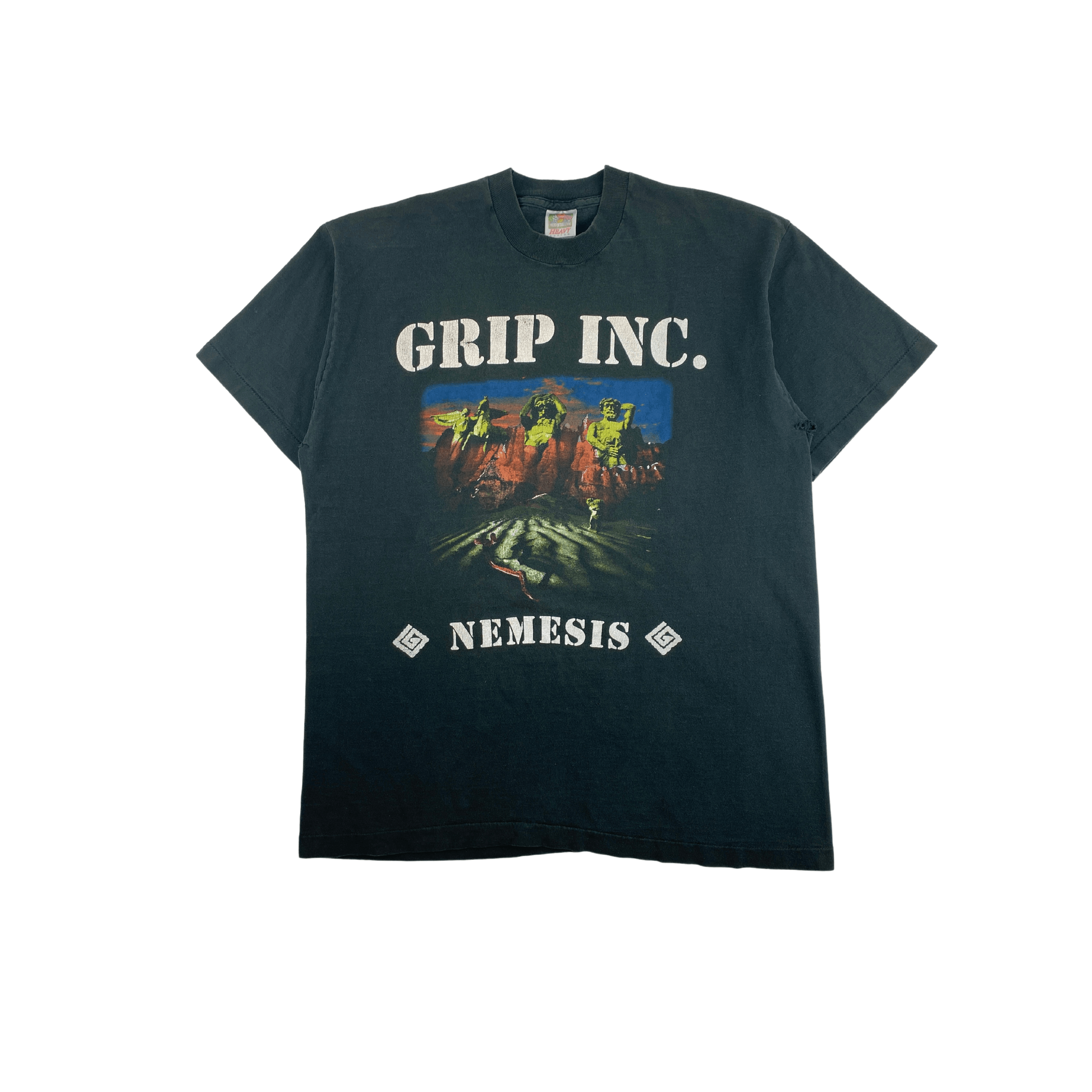 Band Tees × Vintage Grip Inc. 1997 Nemesis U.S. Tour T-Shirt Size US XL / EU 56 / 4 - 2 Thumbnail