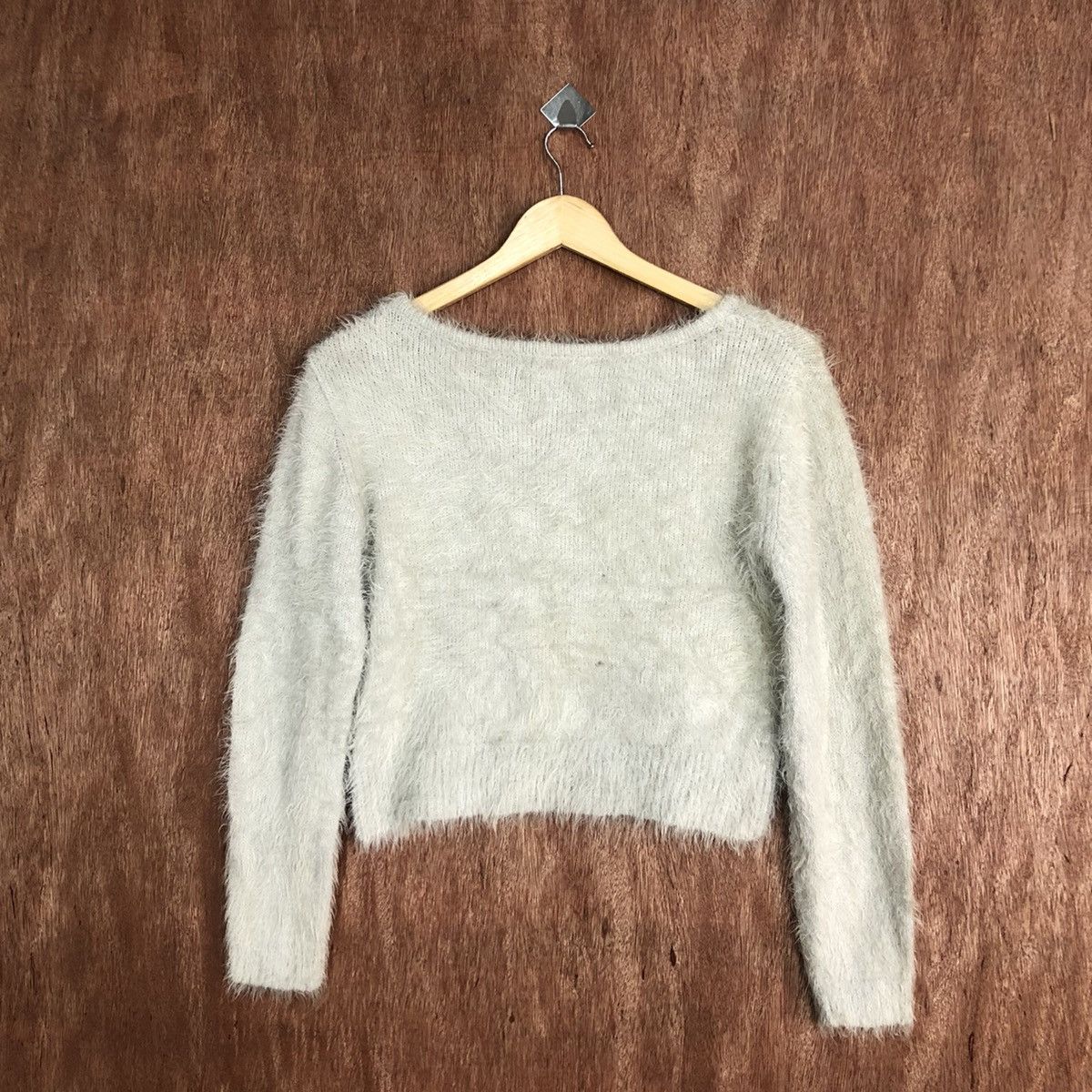 Japanese Brand Cecil Mc Bee Mohair Fur Knitwear #0461 Size US M / EU 48-50 / 2 - 12 Thumbnail