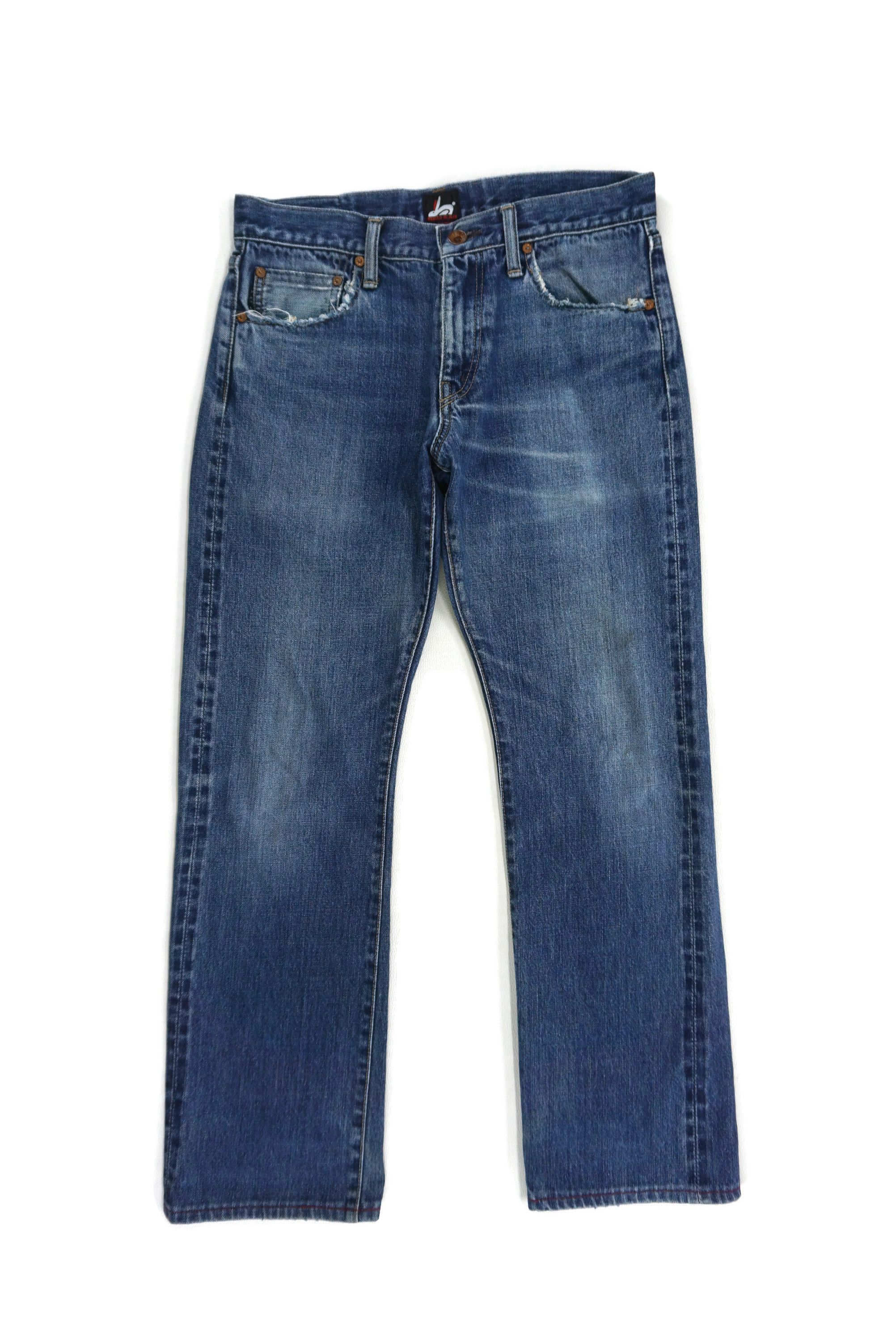 image of Paul Smith Red Ear x Rockers Paul Smith Jeans Selvedge Denim Jeans Made In Japan in Blue (Size 31)