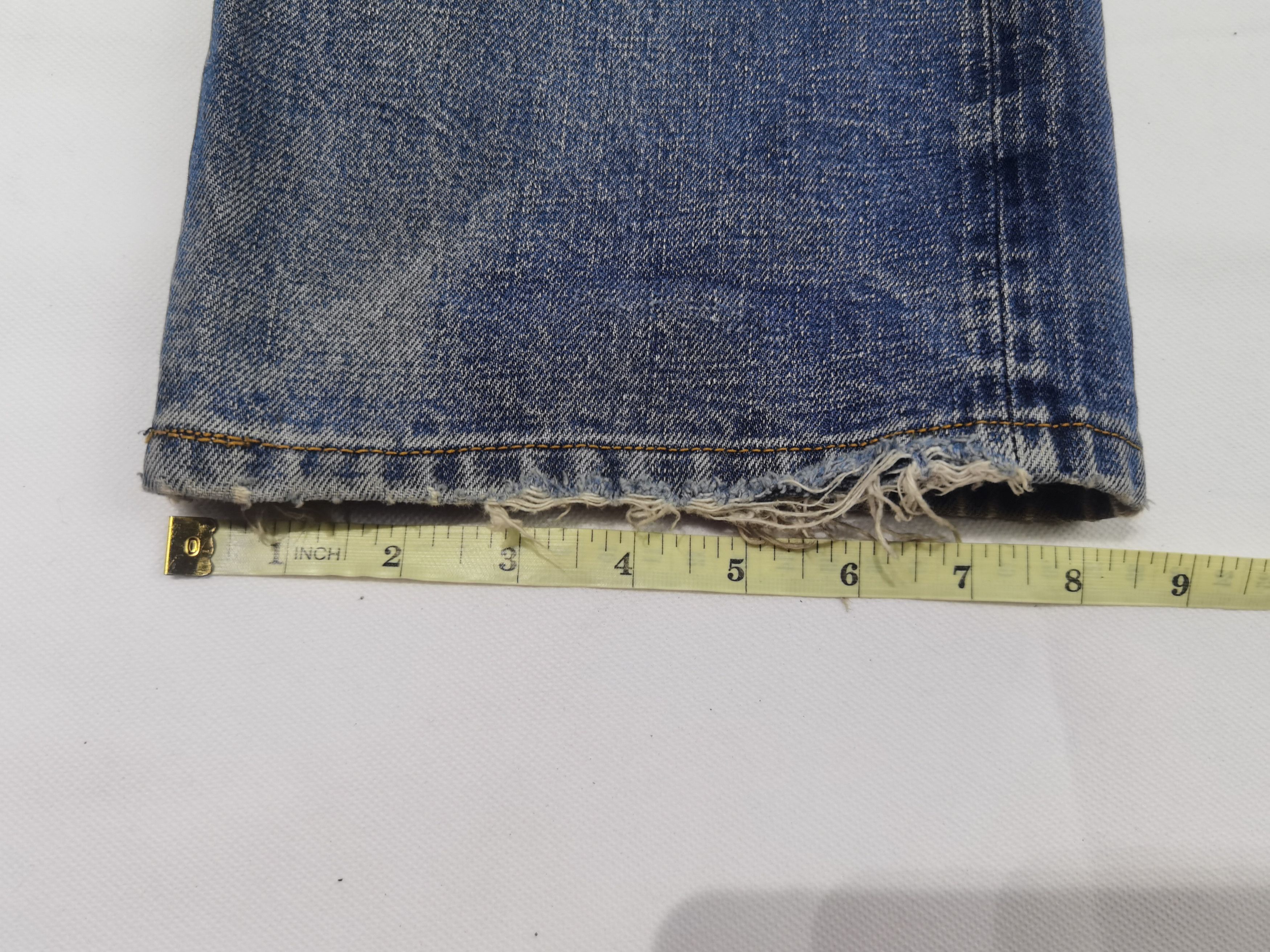 Sugar Cane × Toyo Enterprises Vintage Sugar Cane Distressed Denim Size US 30 / EU 46 - 11 Thumbnail