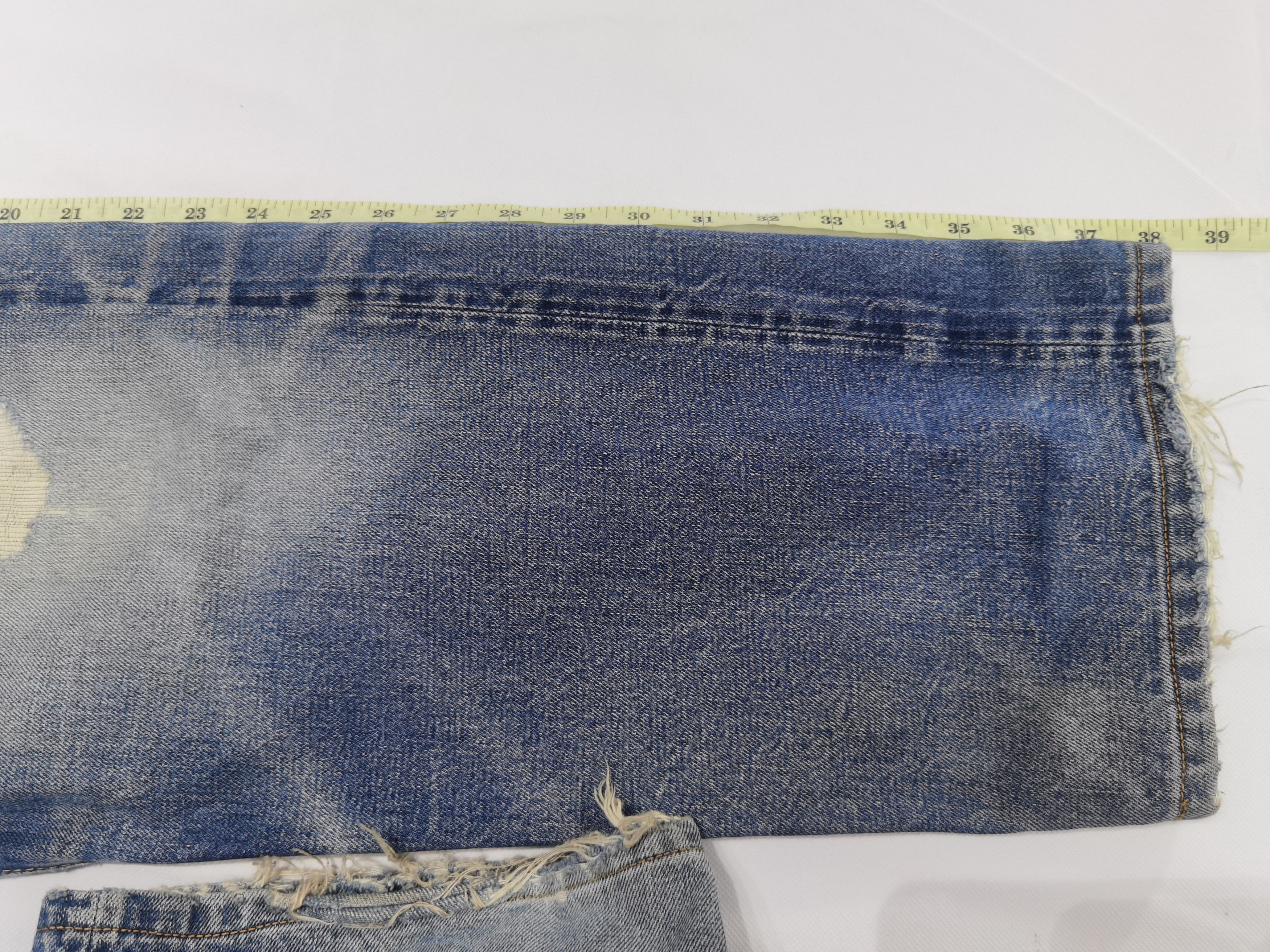 Sugar Cane × Toyo Enterprises Vintage Sugar Cane Distressed Denim Size US 30 / EU 46 - 10 Thumbnail