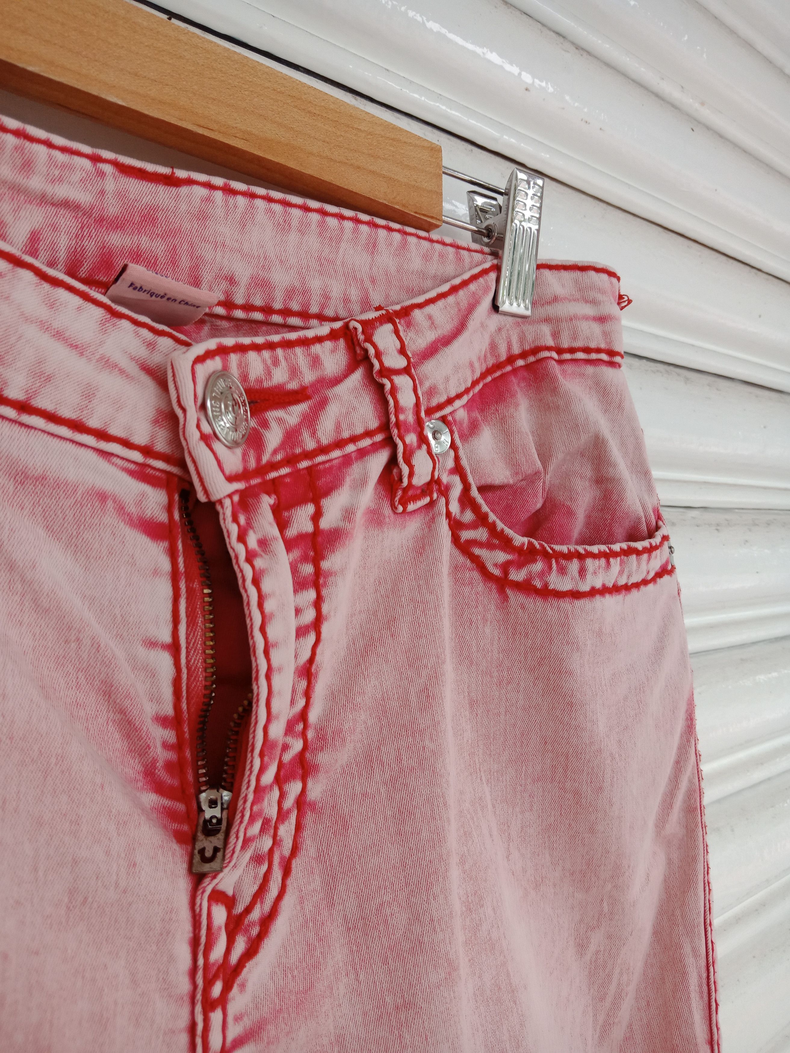 True Religion True Religion Acid Wash Skinny Pants Size US 31 - 8 Thumbnail