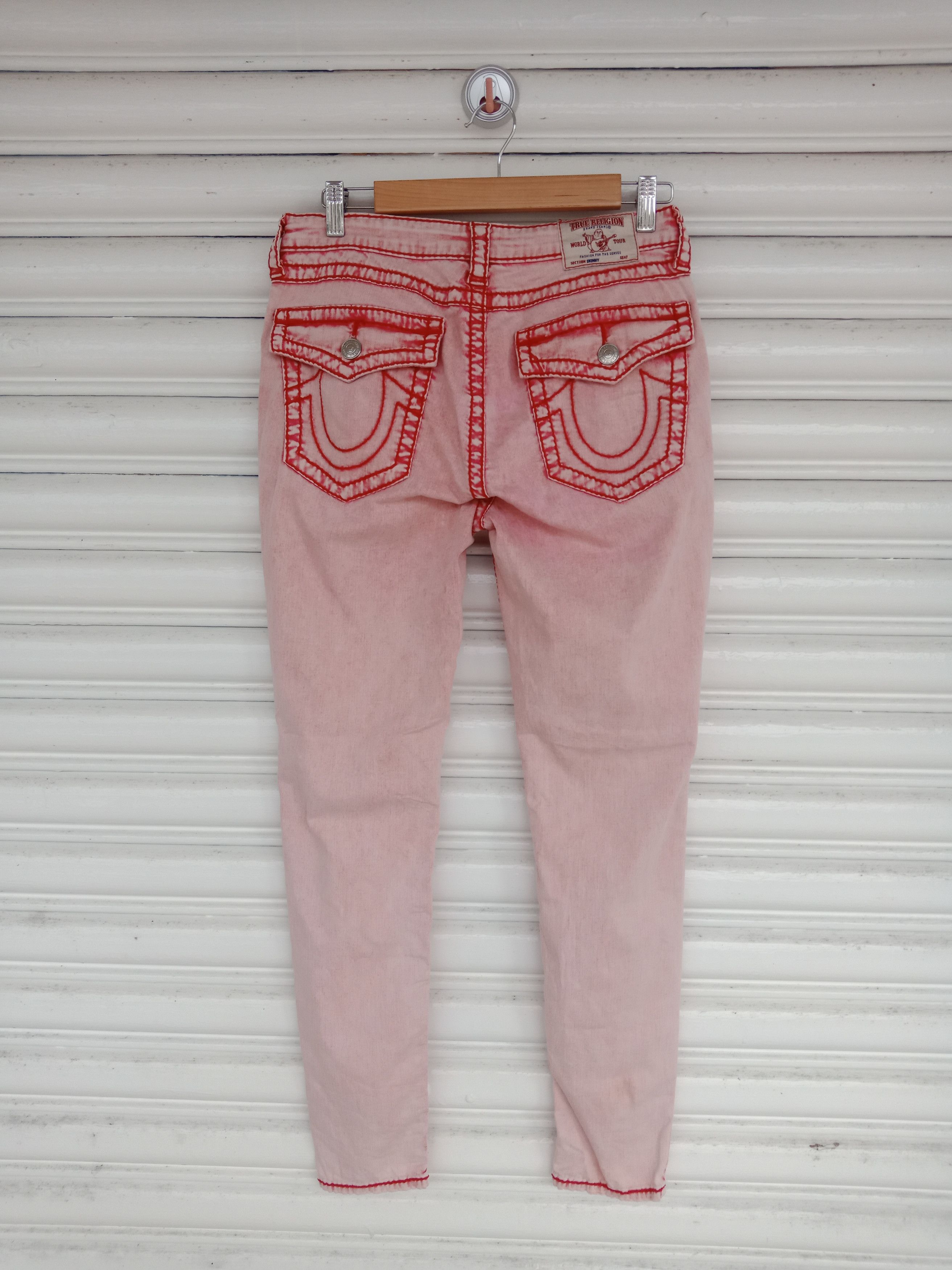 True Religion True Religion Acid Wash Skinny Pants Size US 31 - 2 Thumbnail