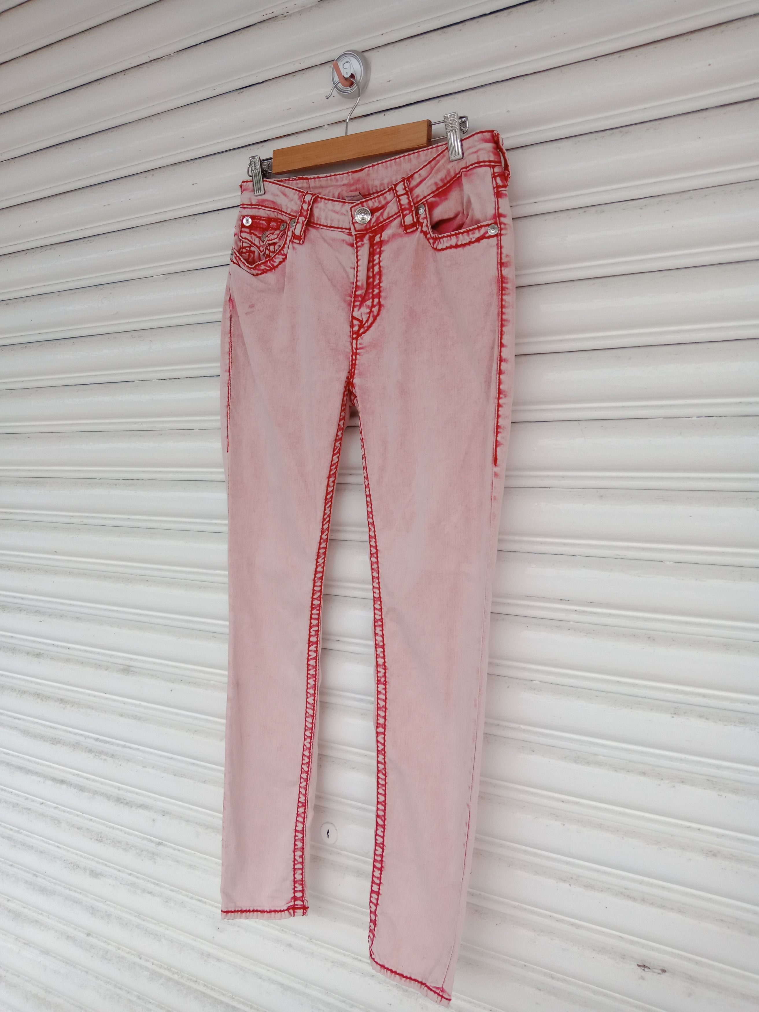 True Religion True Religion Acid Wash Skinny Pants Size US 31 - 3 Thumbnail
