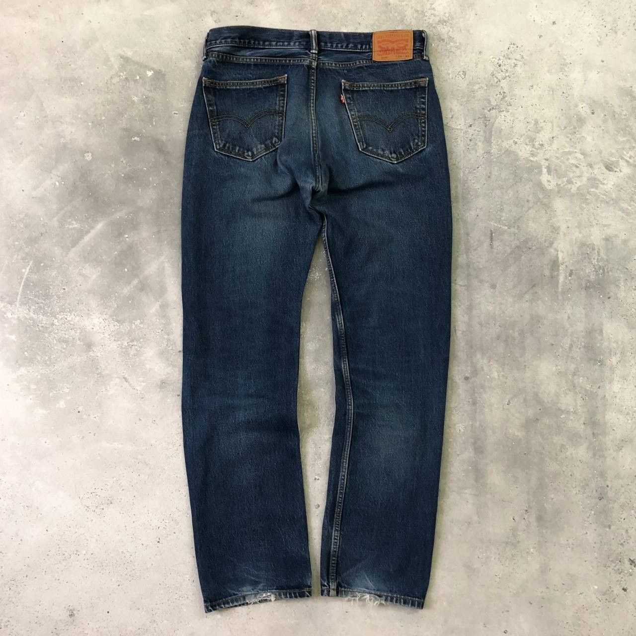 Levi's Levis 505 Straight Fit Jeans Denim Blue W34 L34 Size US 34 / EU 50 - 3 Thumbnail