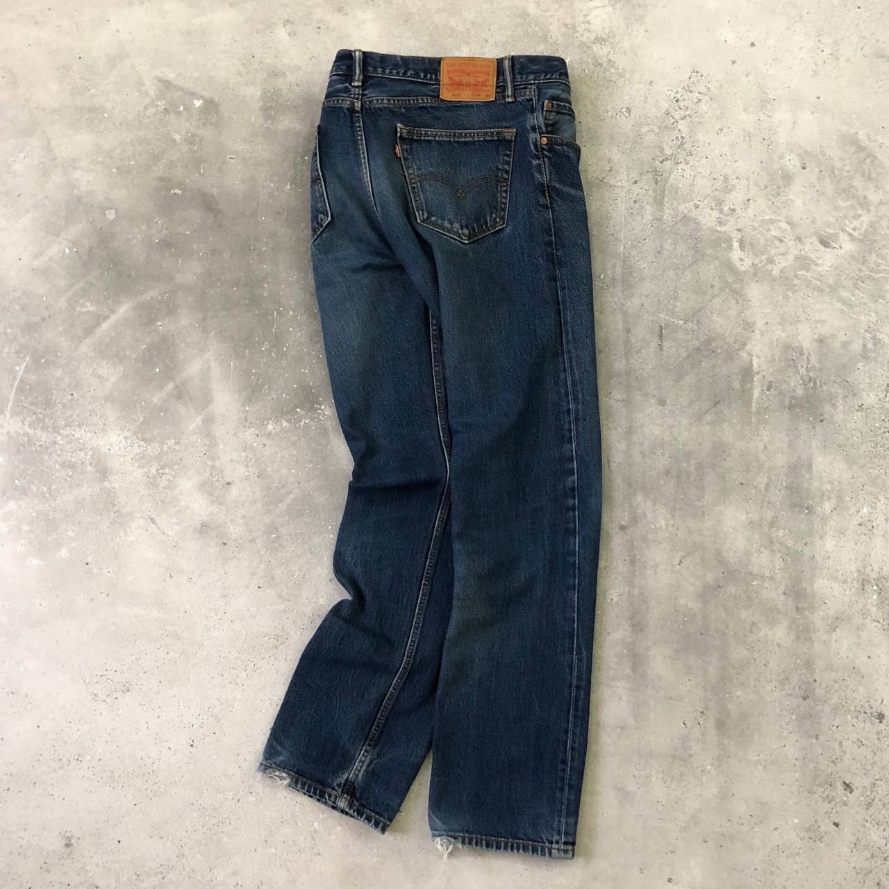 Levi's Levis 505 Straight Fit Jeans Denim Blue W34 L34 Size US 34 / EU 50 - 1 Thumbnail