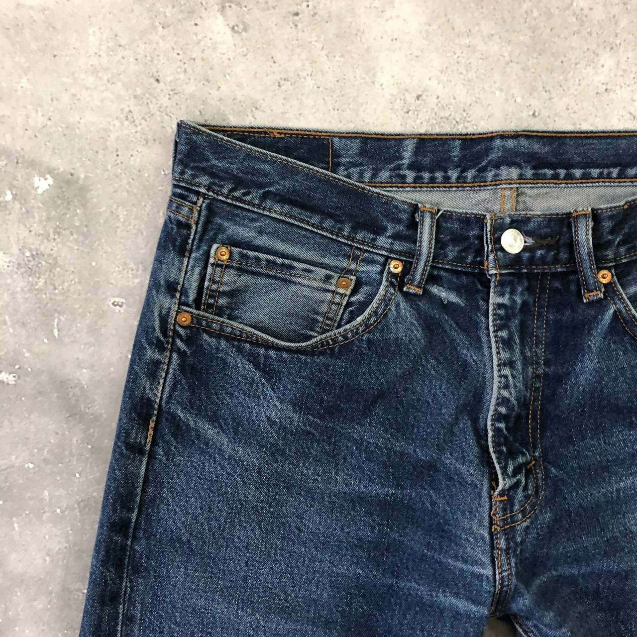 Levi's Levis 505 Straight Fit Jeans Denim Blue W34 L34 Size US 34 / EU 50 - 20 Thumbnail