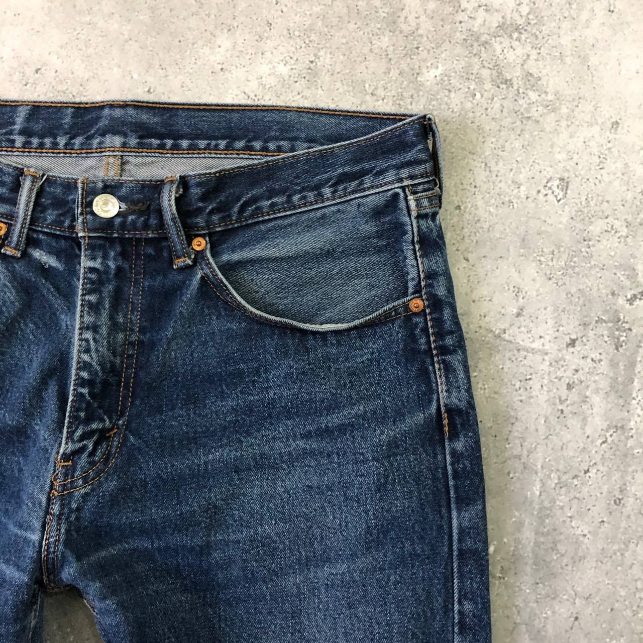 Levi's Levis 505 Straight Fit Jeans Denim Blue W34 L34 Size US 34 / EU 50 - 21 Thumbnail