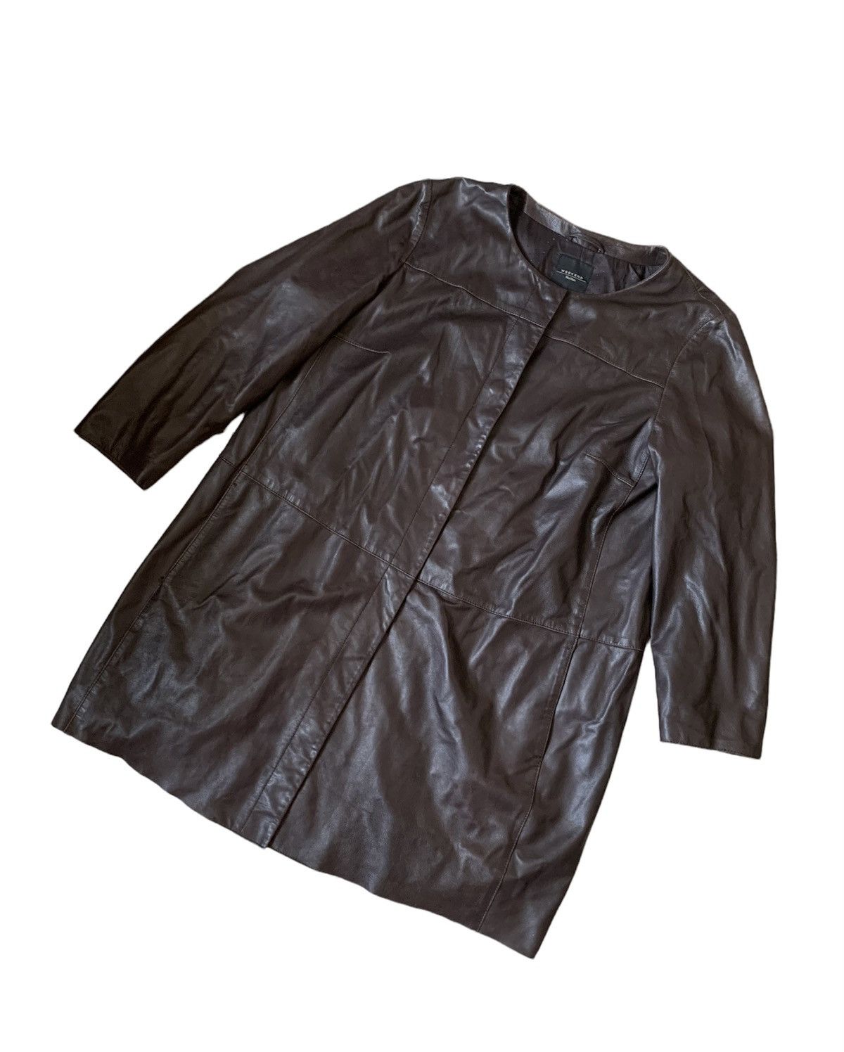 Vintage Max Mara leather coat