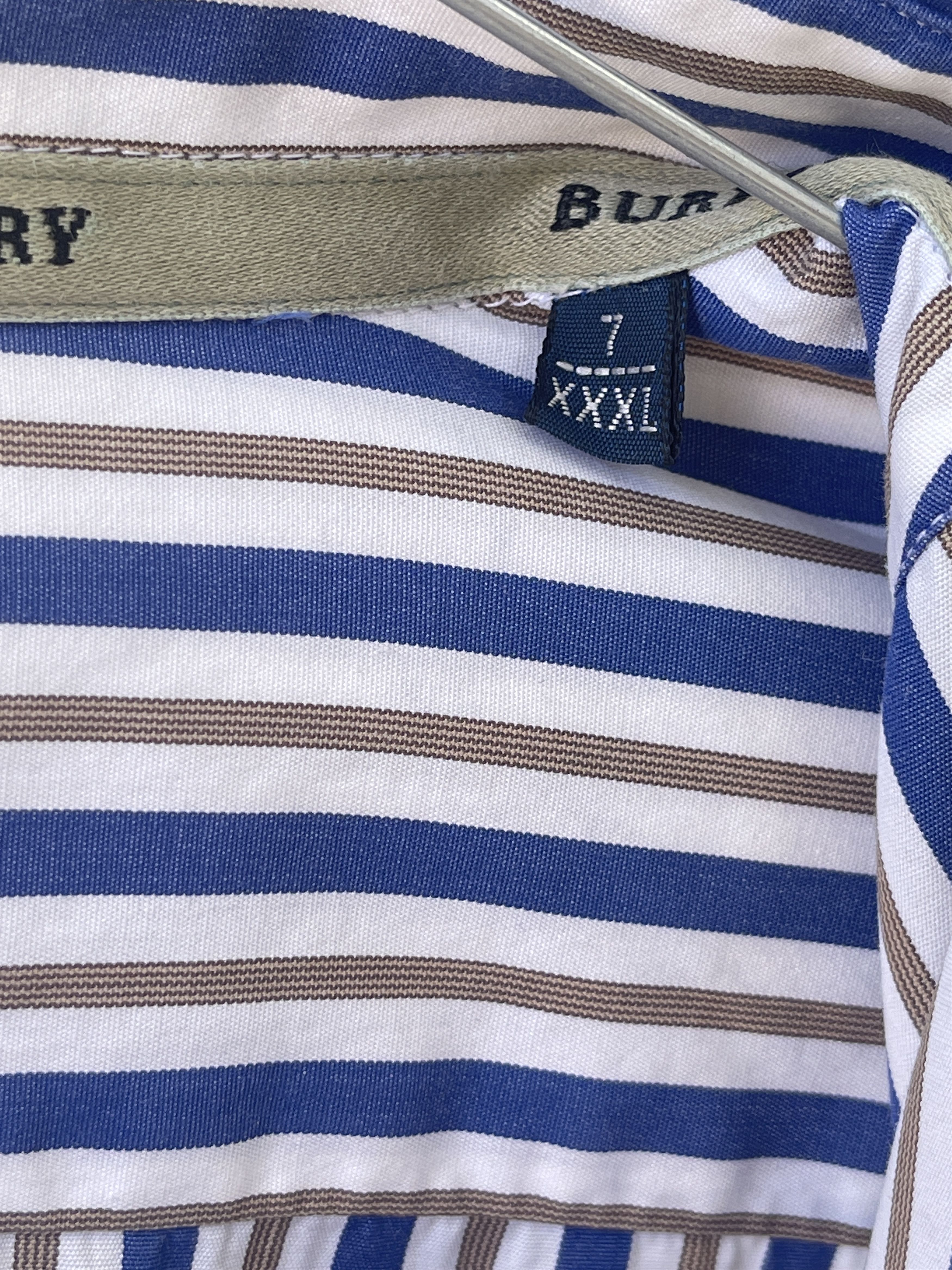 Burberry 🔥 Burberry striped shirt rare size 5 xl logo collar Size US XL / EU 56 / 4 - 12 Thumbnail