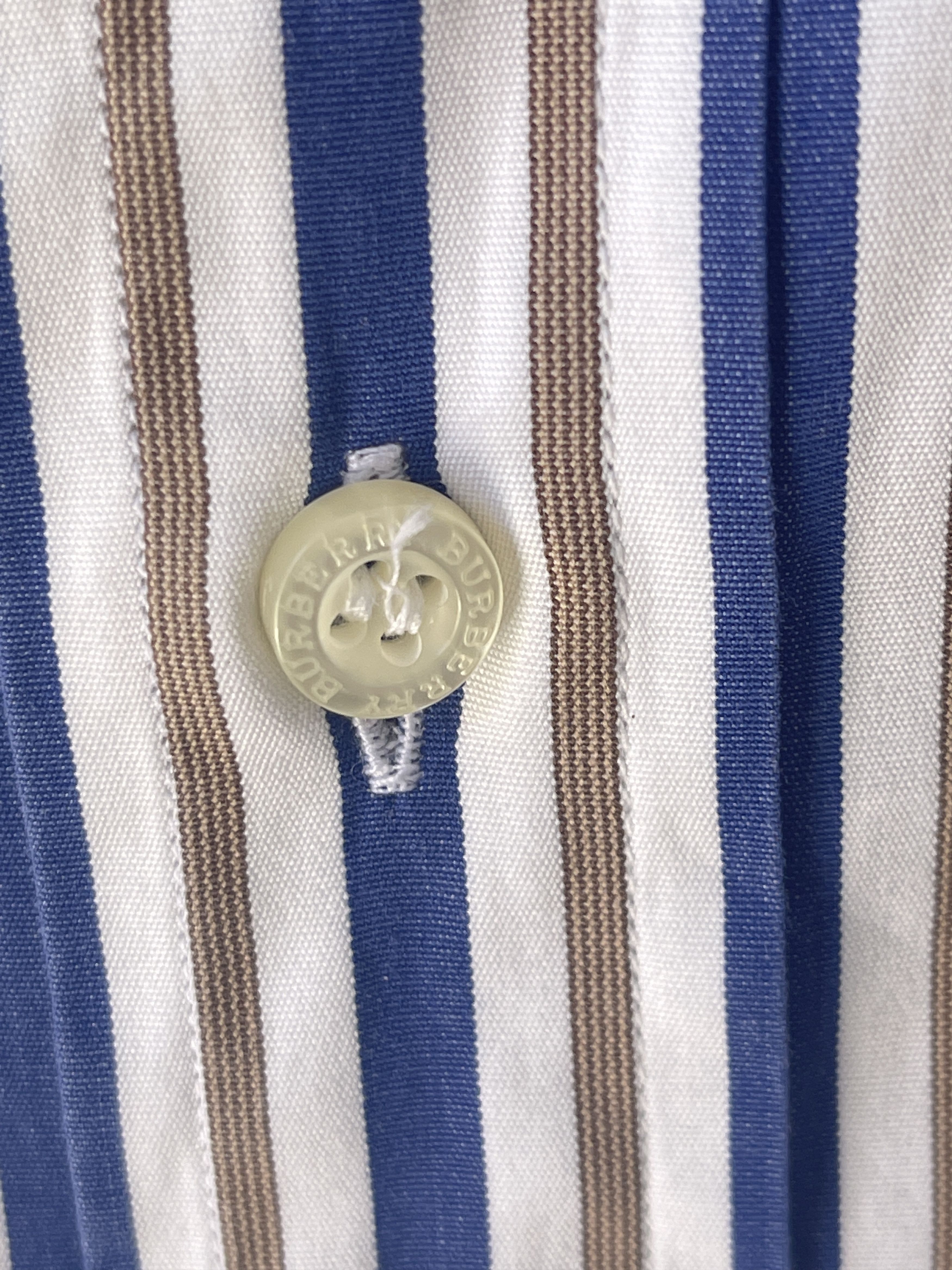 Burberry 🔥 Burberry striped shirt rare size 5 xl logo collar Size US XL / EU 56 / 4 - 5 Thumbnail