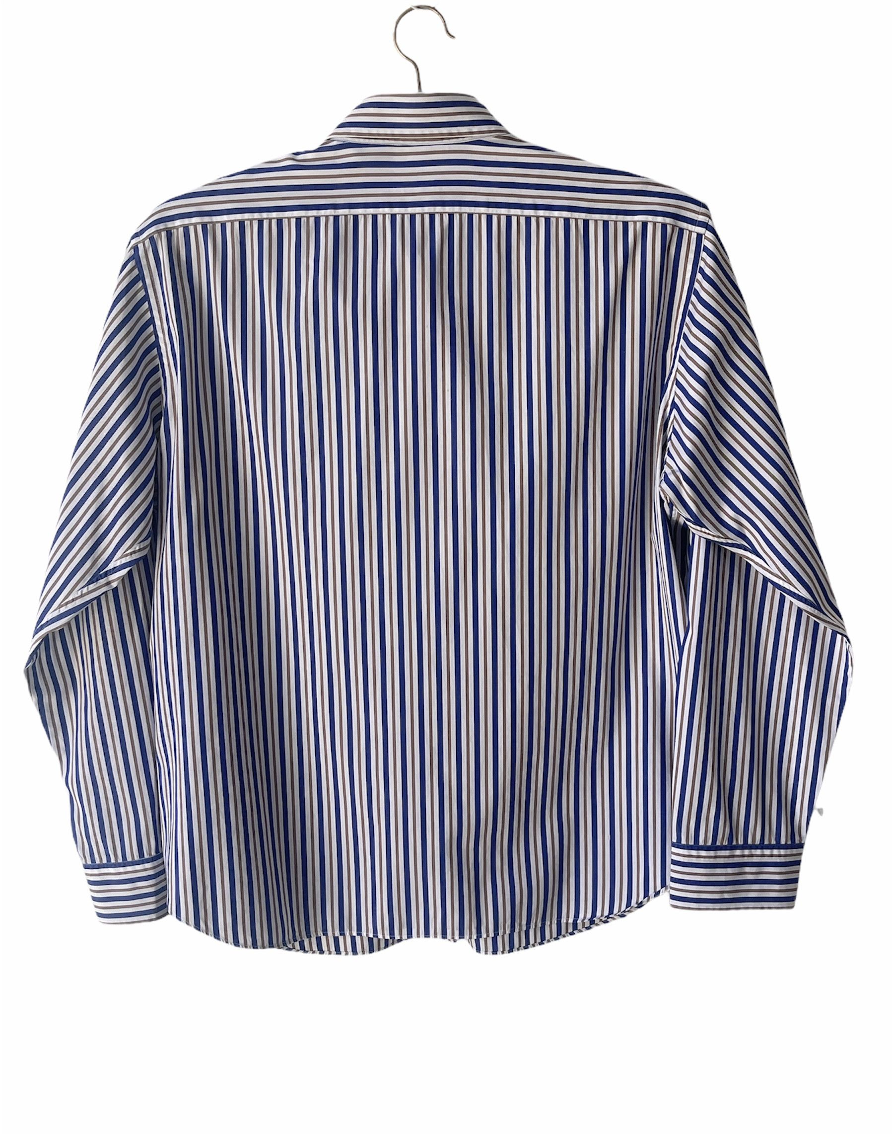 Burberry 🔥 Burberry striped shirt rare size 5 xl logo collar Size US XL / EU 56 / 4 - 4 Thumbnail