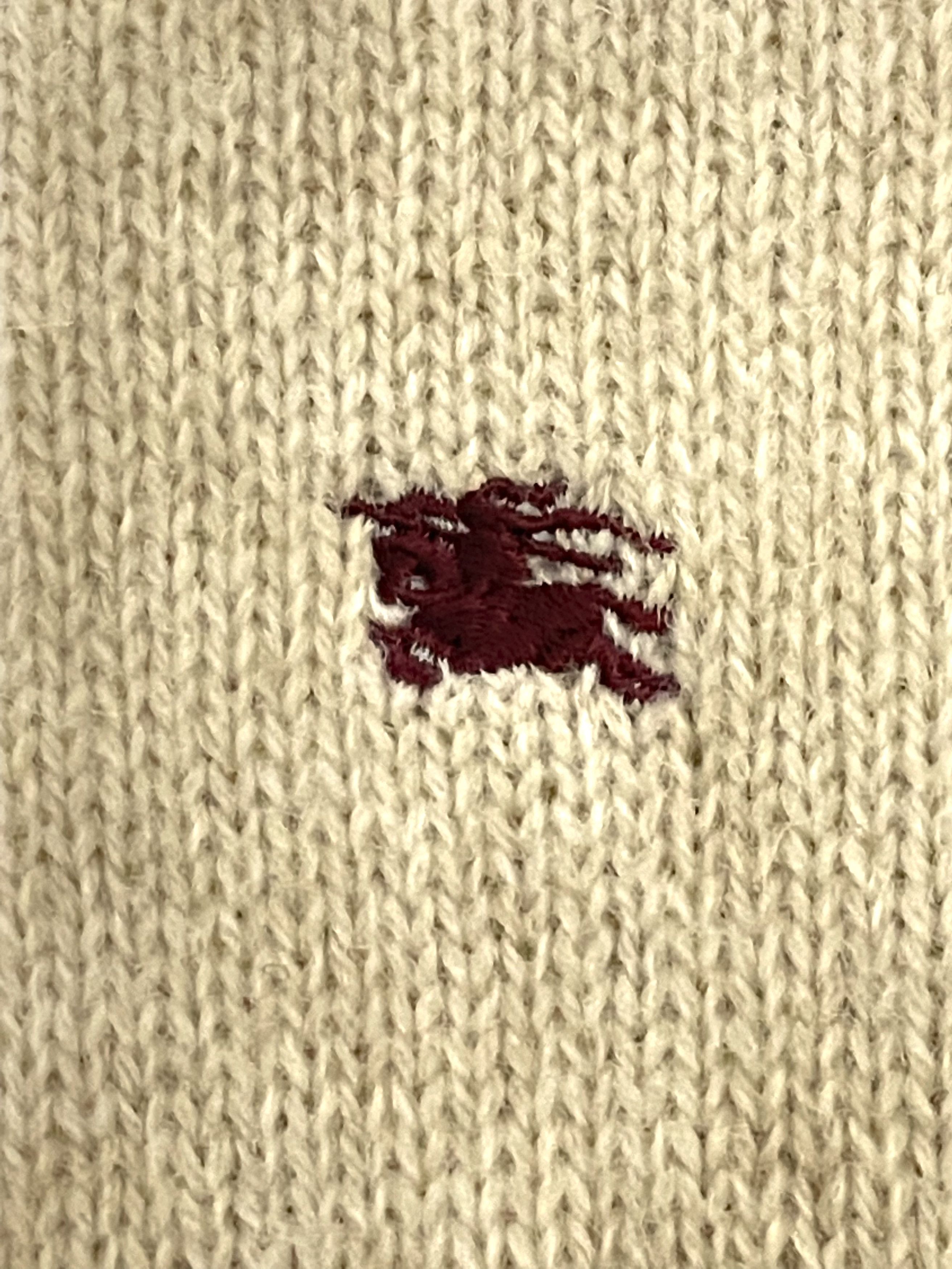 Burberry 🔥 super heavy wool Burberry jumper knitted size L Size US L / EU 52-54 / 3 - 8 Thumbnail