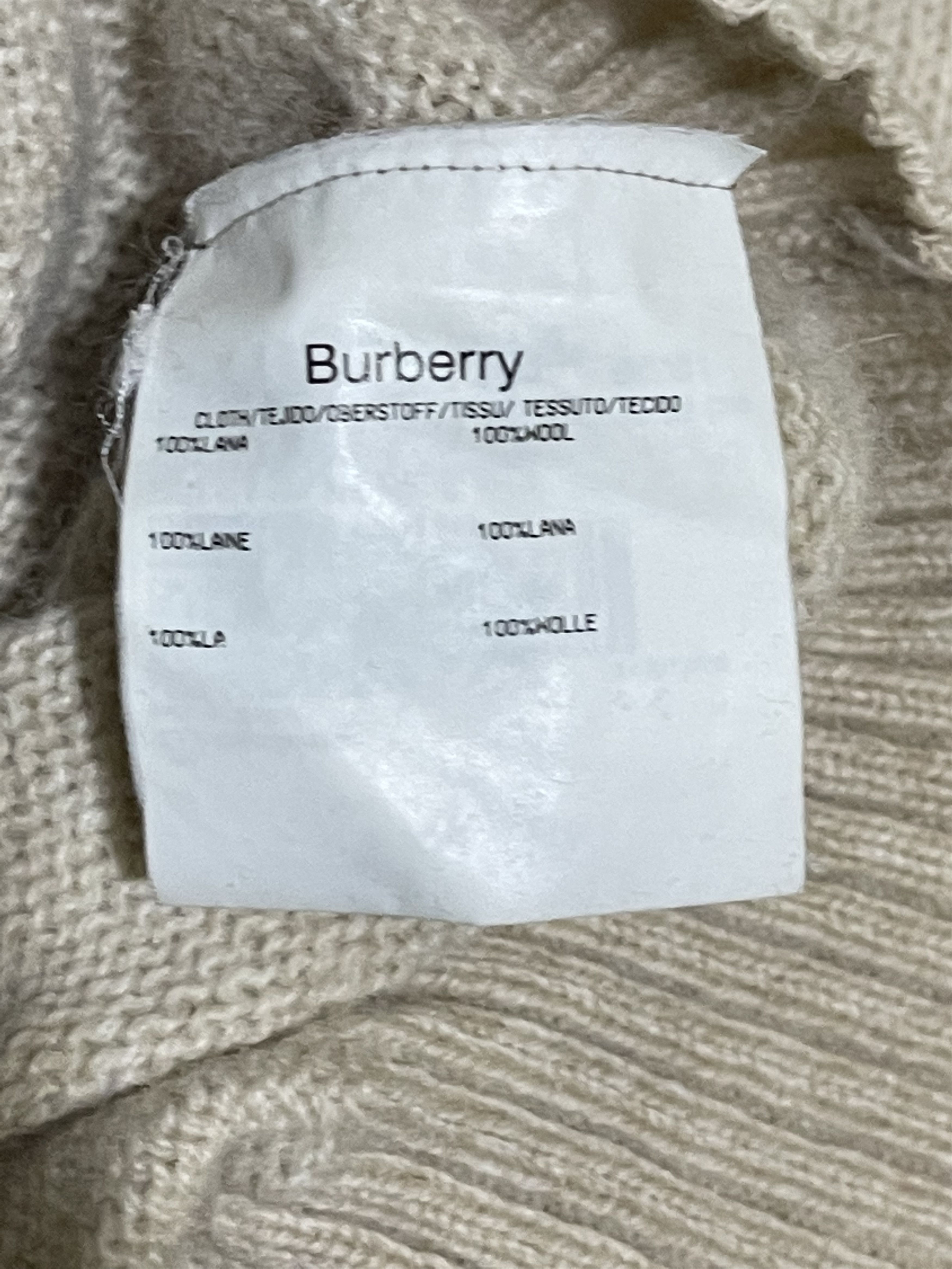 Burberry 🔥 super heavy wool Burberry jumper knitted size L Size US L / EU 52-54 / 3 - 5 Thumbnail