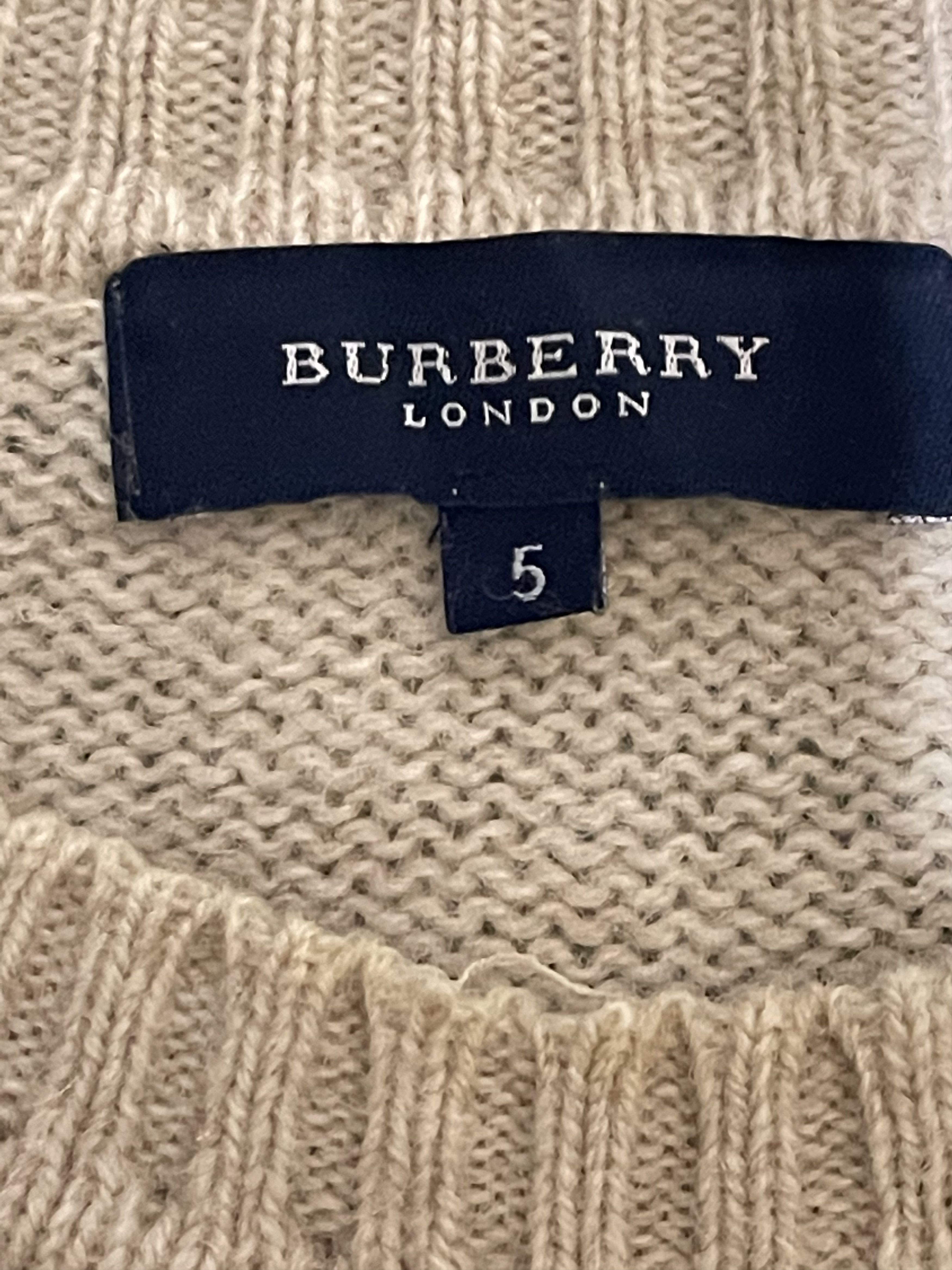 Burberry 🔥 super heavy wool Burberry jumper knitted size L Size US L / EU 52-54 / 3 - 6 Thumbnail