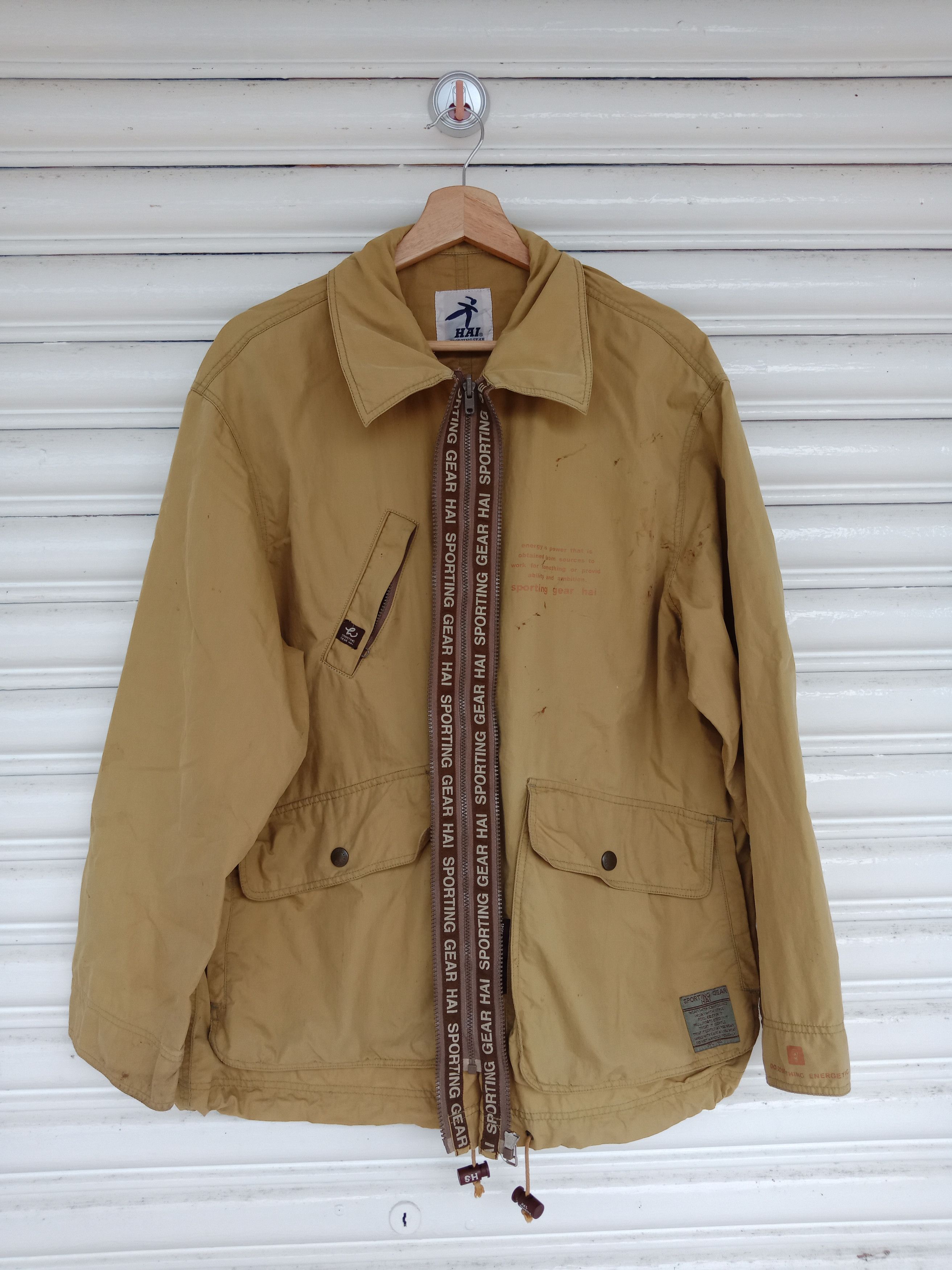 Issey Miyake HSG Paints Utility Energetic Light Jacket