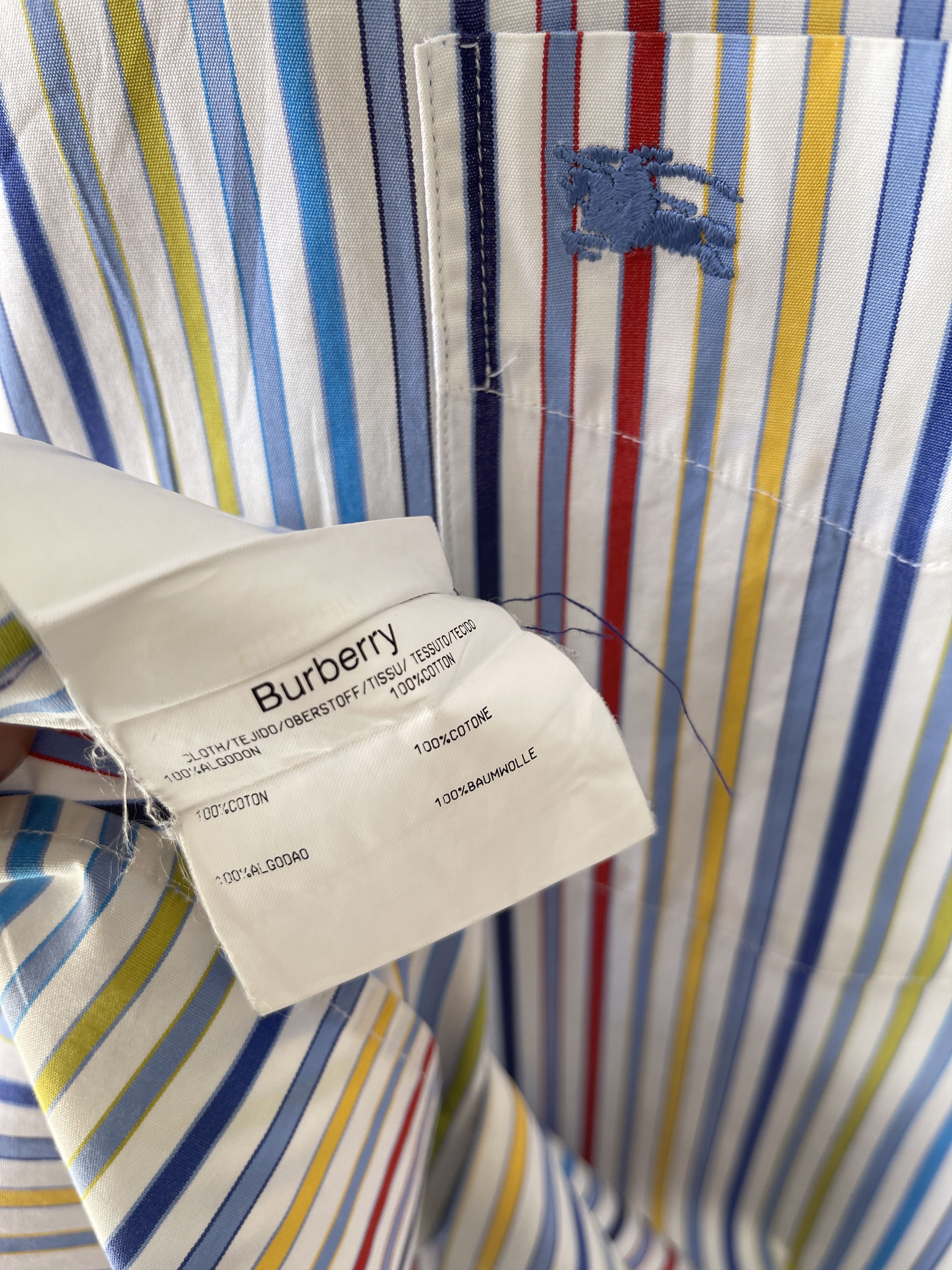 Burberry Burberry London shirt rainbow size xxl rare summer Size US XXL / EU 58 / 5 - 7 Thumbnail