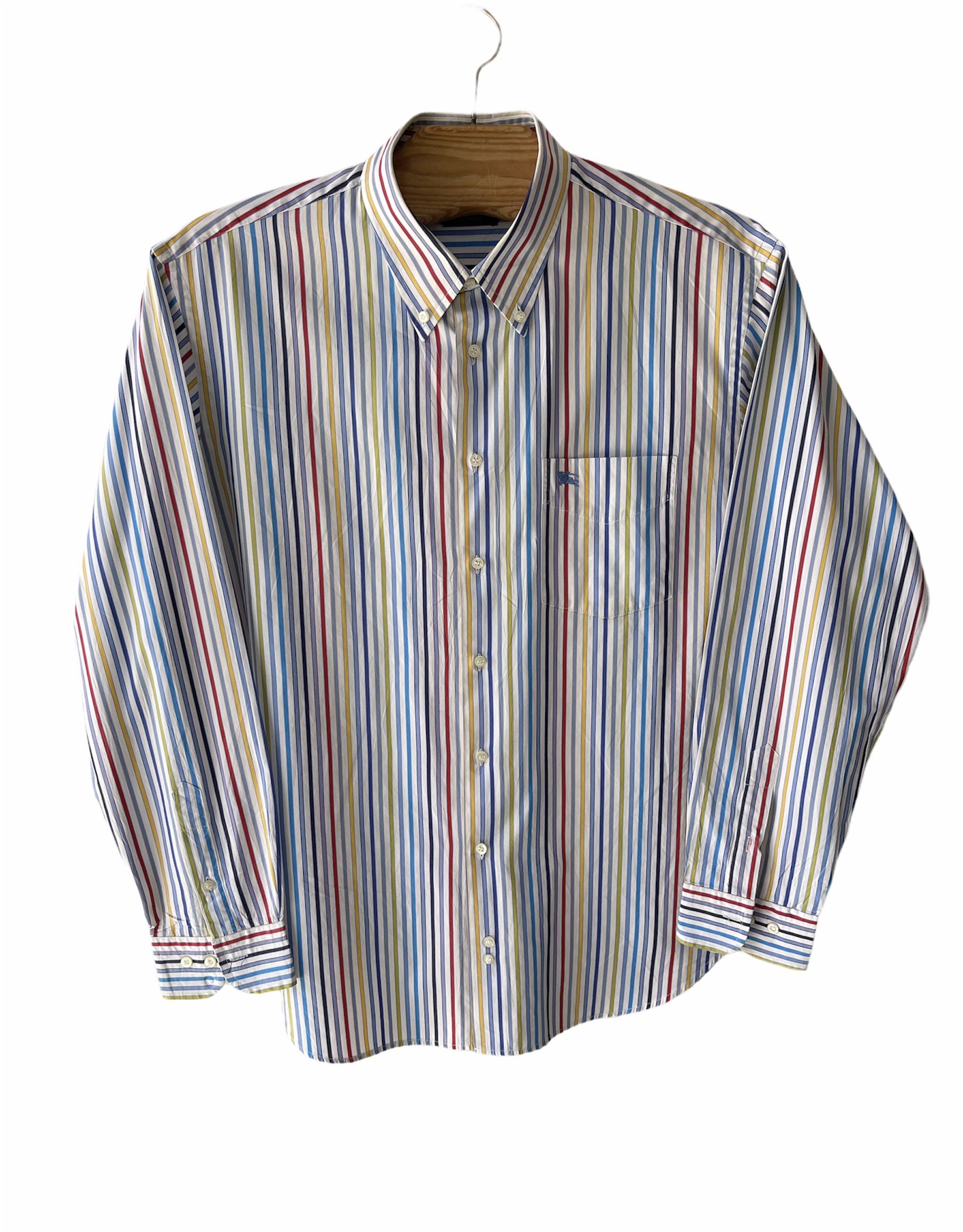 Burberry Burberry London shirt rainbow size xxl rare summer Size US XXL / EU 58 / 5 - 1 Thumbnail