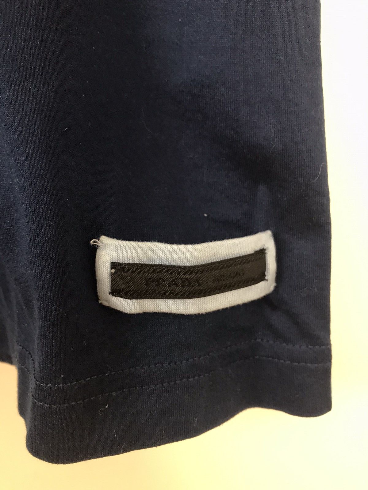 Prada Navy Striped Prada Polo Size US L / EU 52-54 / 3 - 4 Thumbnail