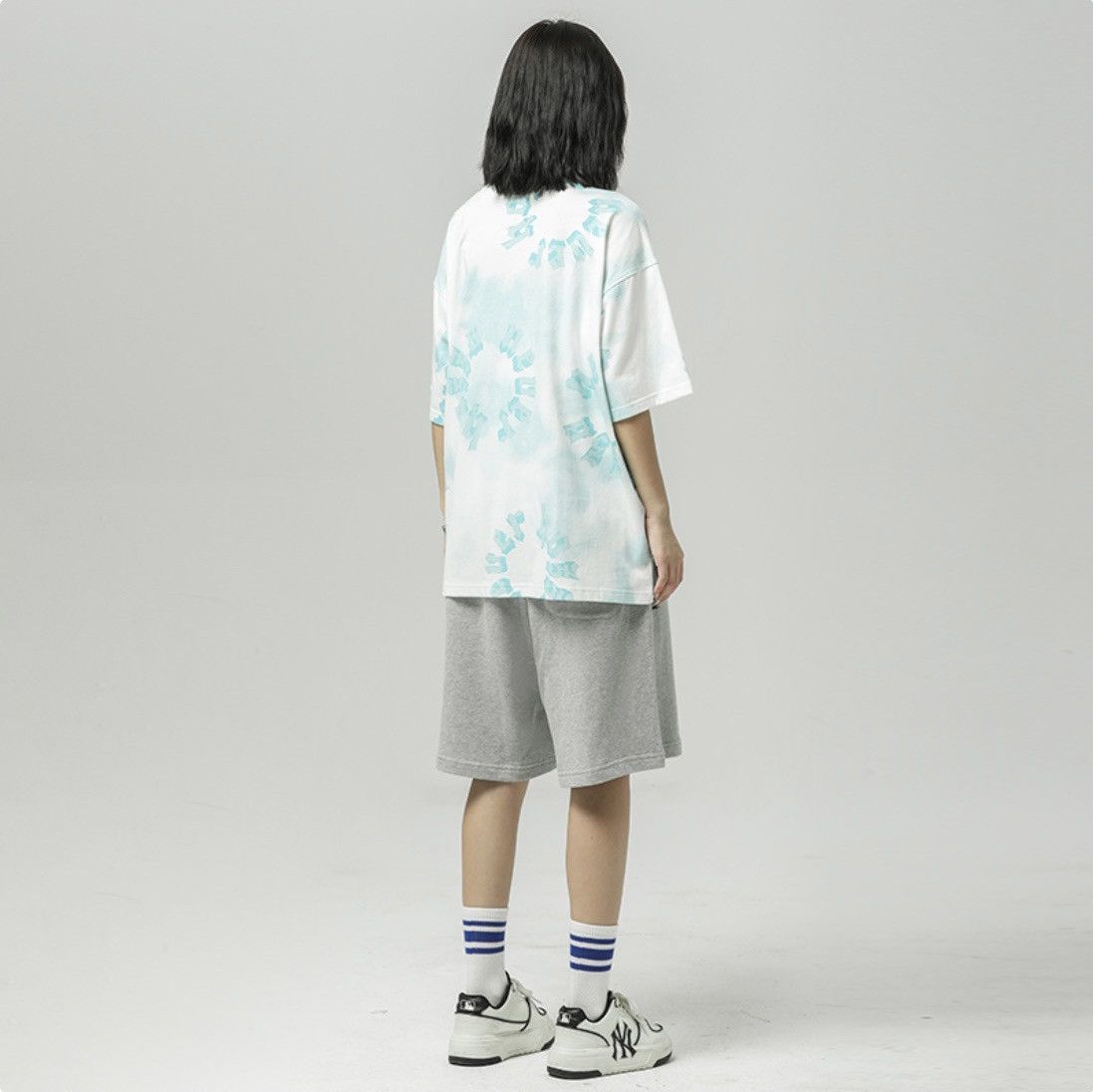 Tye Dye Cloud Pattern Tee