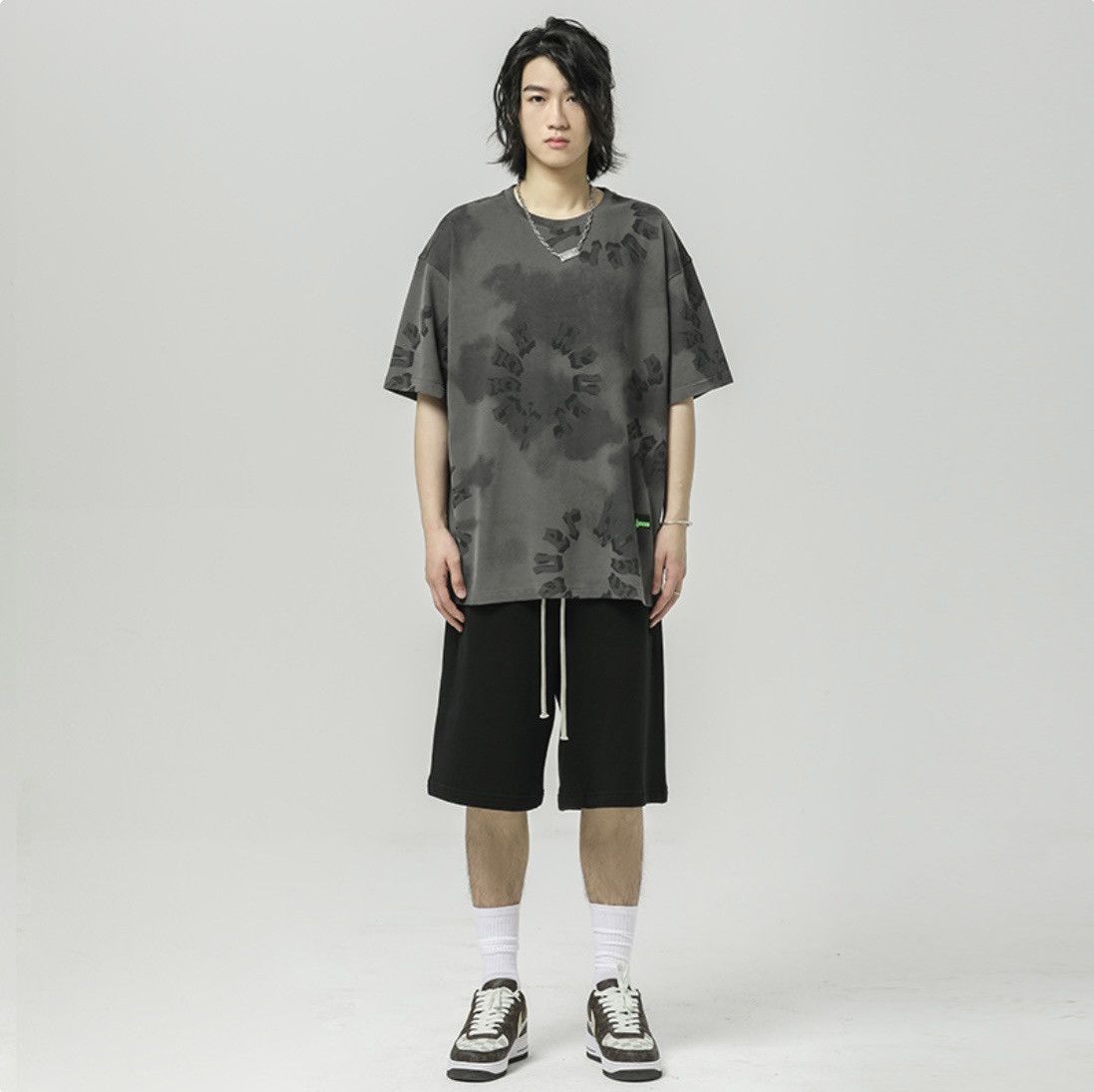 Tye Dye Cloud Pattern Tee