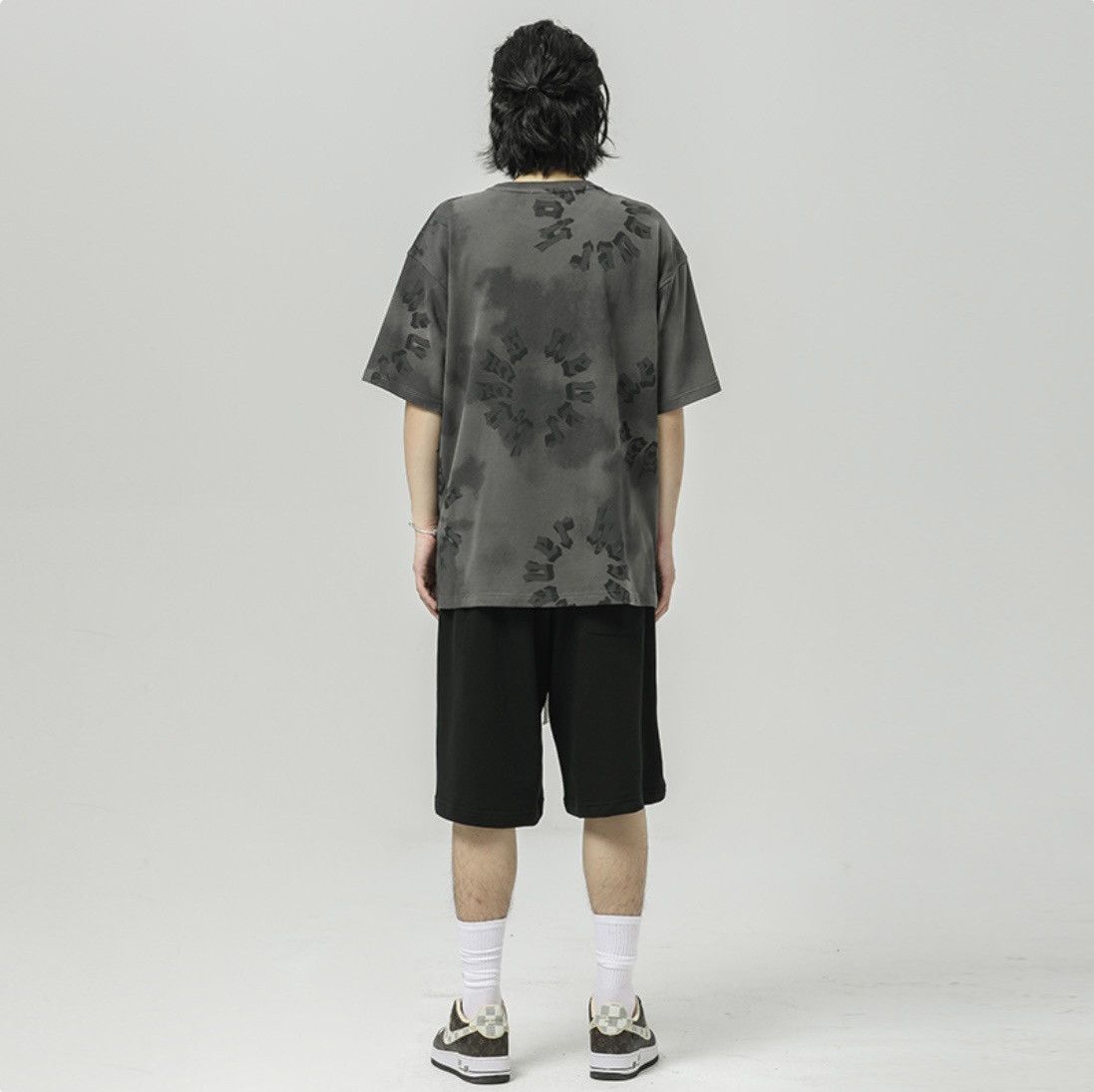 Tye Dye Cloud Pattern Tee