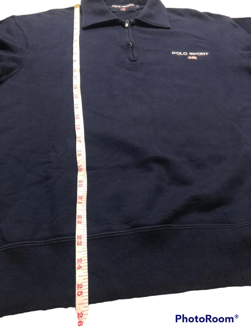 Polo Ralph Lauren × Vintage 🔥Vtg Polo Sport Sweatshirt Crewneck Halfzipper Size US L / EU 52-54 / 3 - 9 Thumbnail