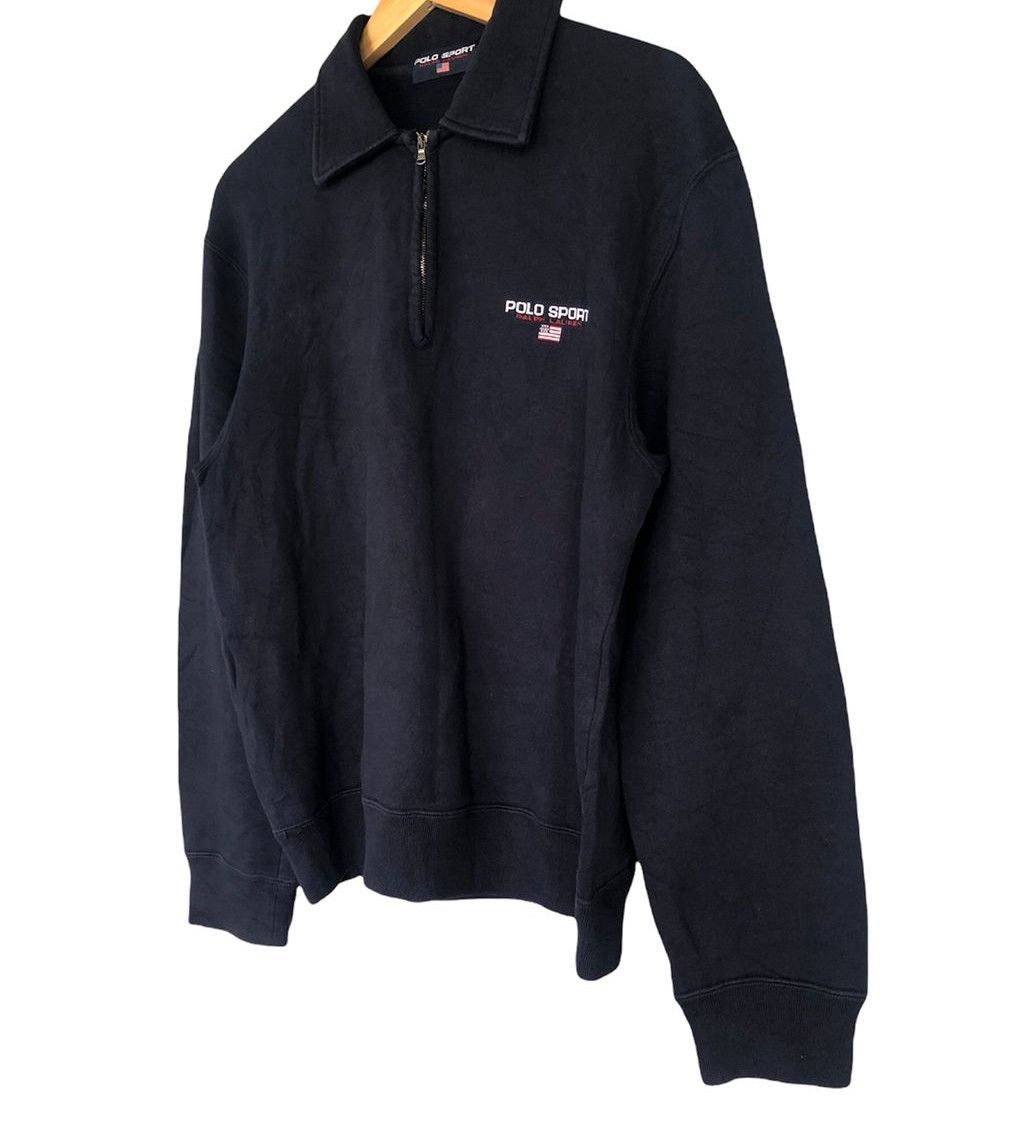 Polo Ralph Lauren × Vintage 🔥Vtg Polo Sport Sweatshirt Crewneck Halfzipper Size US L / EU 52-54 / 3 - 2 Thumbnail