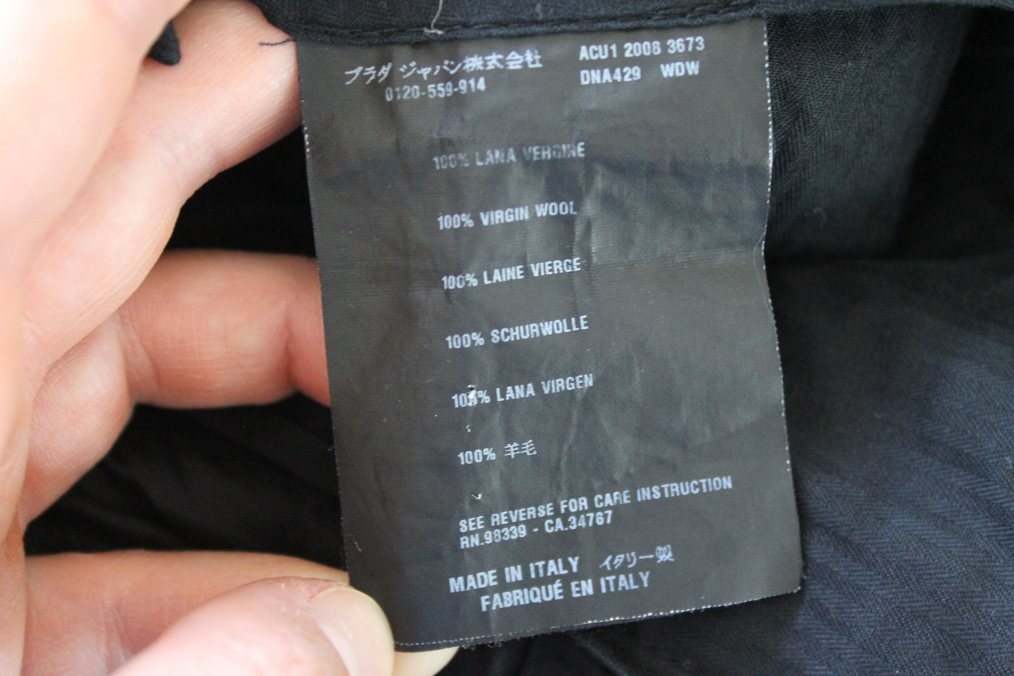 Prada Prada black pants trousers Size US 32 / EU 48 - 5 Thumbnail